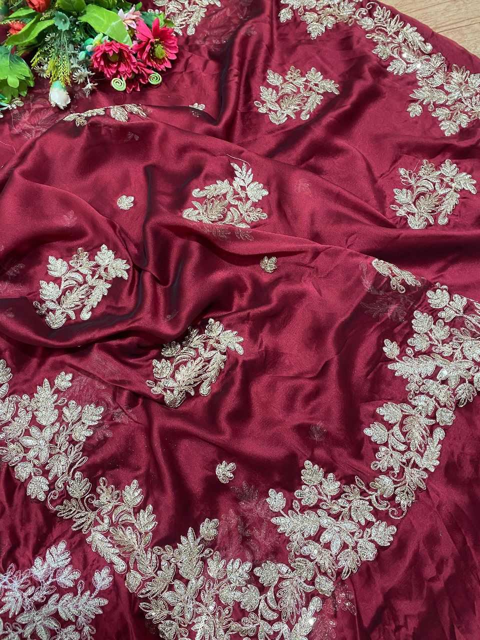 YNF SOFT SILK  RIN126 JHT21 SAREES WHOLESALE EMBROIRERED SILK DESIGNER FANCY SAREES MANUFACTURER- Kapda Export