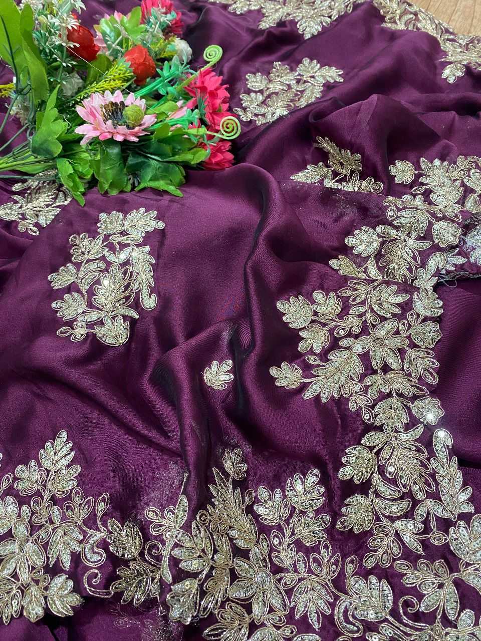 YNF SOFT SILK  RIN126 JHT21 SAREES WHOLESALE EMBROIRERED SILK DESIGNER FANCY SAREES MANUFACTURER- Kapda Export