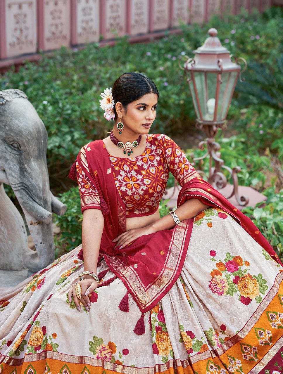 YNF TUSSAR GULAB SILK KESH187 GULAB LEHENGAS WHOLESALE TRADITIONAL PRINTED DESIGNER LEHENGAS WITH DUPATTA AND BLOUSE MANUFACTURER- Kapda Export