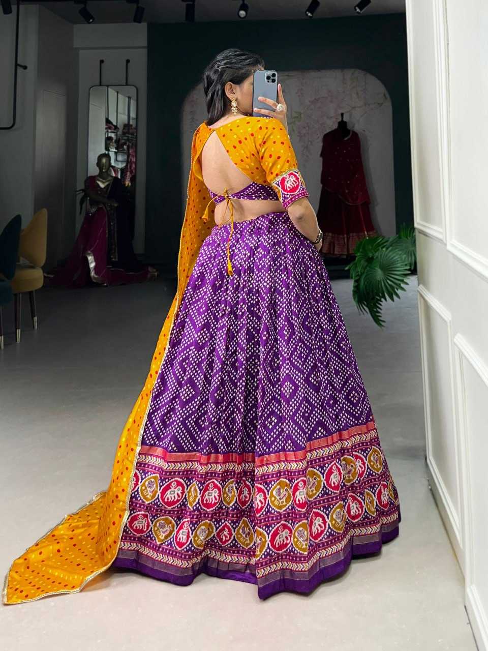 YNF TUSSAR SILK KESH134 1687 LEHENGAS WHOLESALE SILK TRADITIONAL PRINTED LEHENGAS MANUFACTURER- Kapda Export