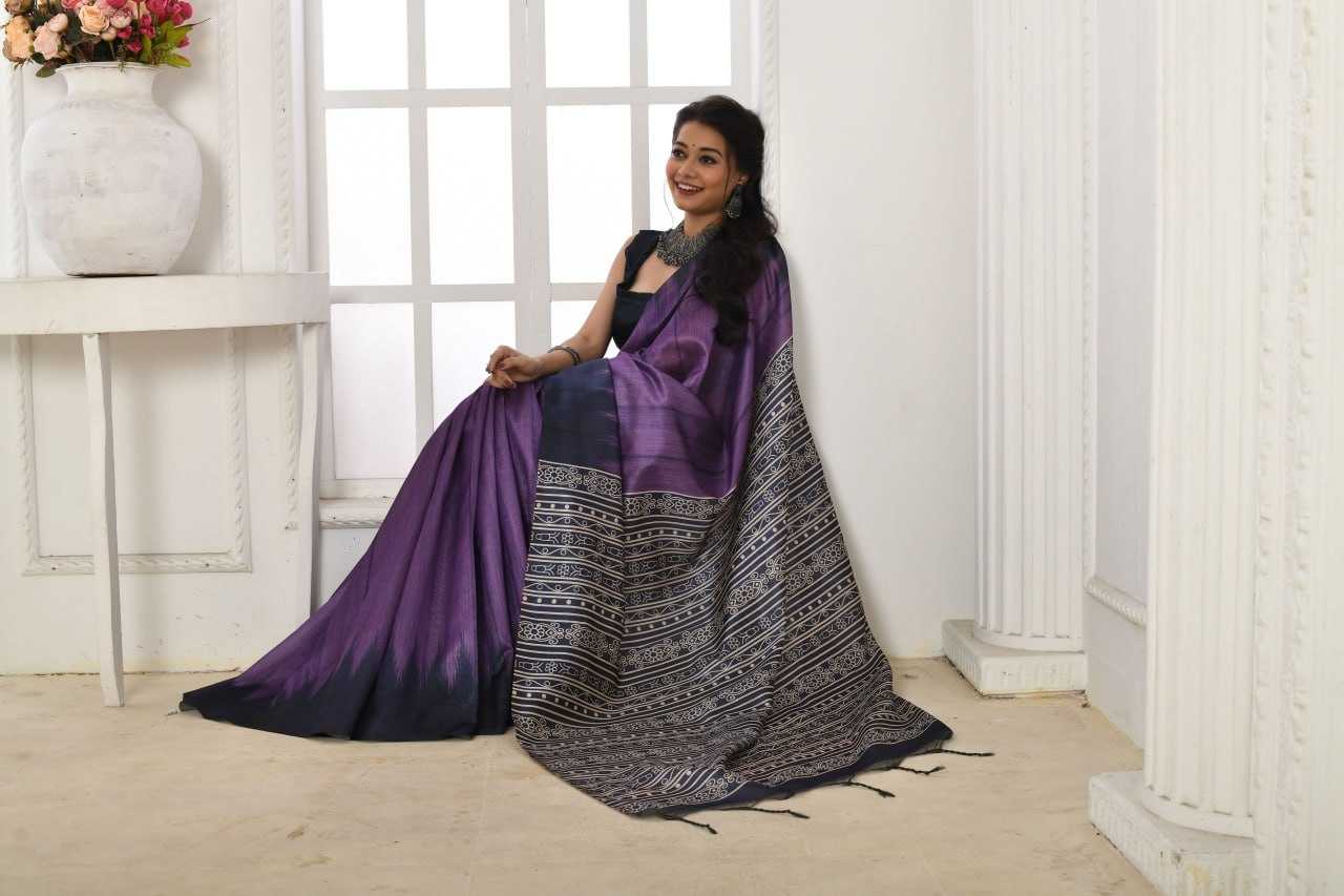 YNF TUSSAR SILK KESH165 RBN33 SAREES WHOLESALE TRADITIONAL EMBROIDERED TUSSAR SILK SAREES MANUFACTURER- Kapda Export