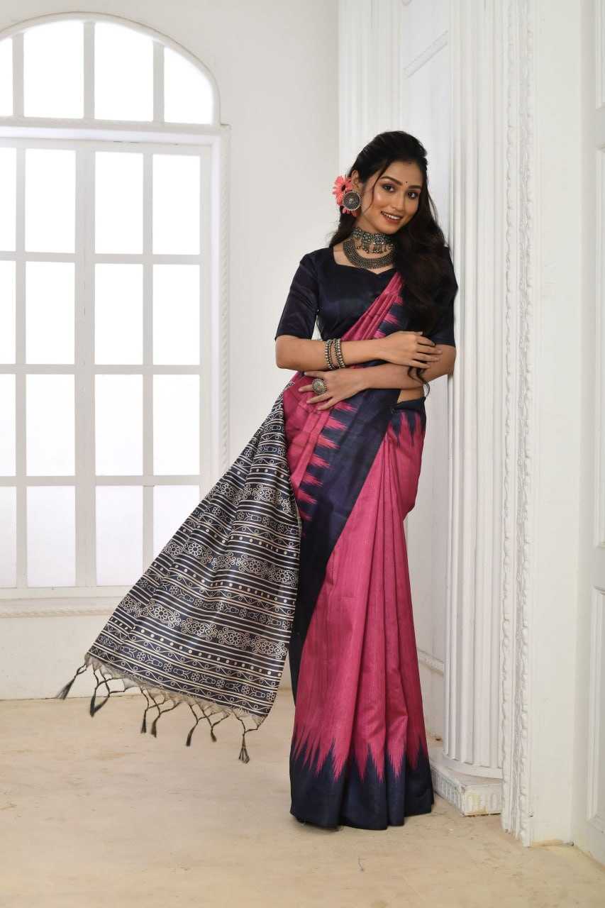 YNF TUSSAR SILK KESH165 RBN33 SAREES WHOLESALE TRADITIONAL EMBROIDERED TUSSAR SILK SAREES MANUFACTURER- Kapda Export