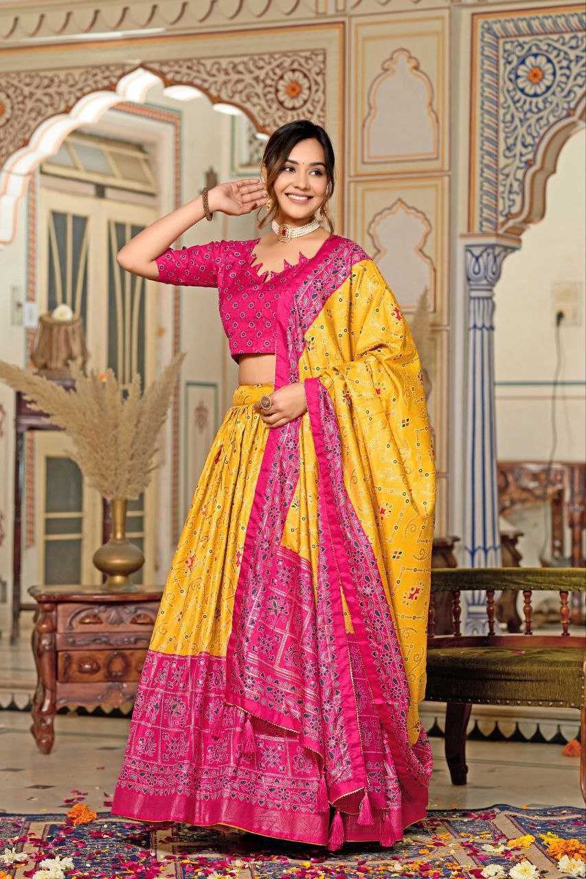 YNF TUSSAR SILK KESH187 Maya LEHENGAS WHOLESALE WEDDING SILK LEHENGAS WITH BLOUSE AND DUPATTA MANUFACTURER- Kapda Export