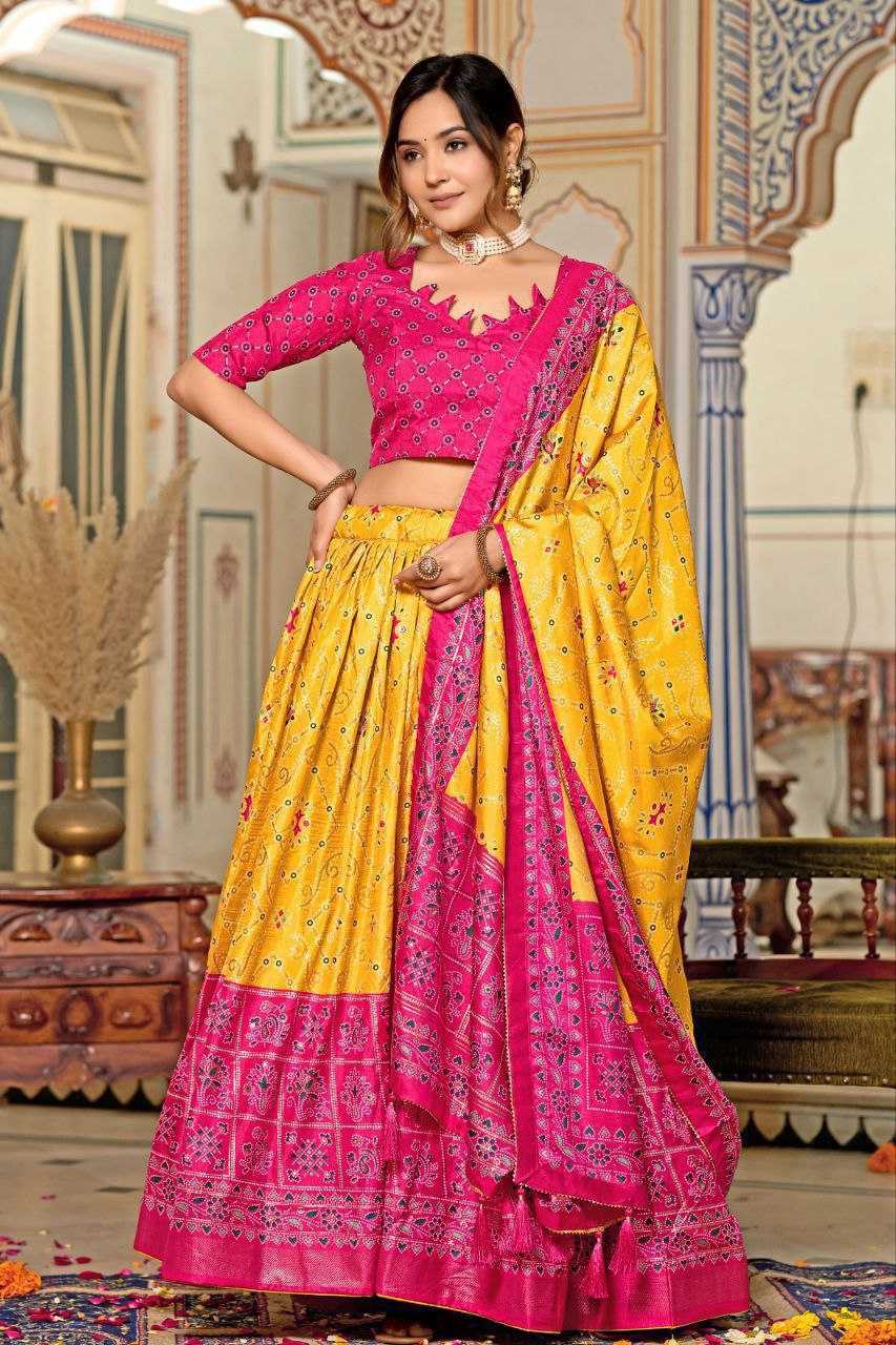 YNF TUSSAR SILK KESH187 Maya LEHENGAS WHOLESALE WEDDING SILK LEHENGAS WITH BLOUSE AND DUPATTA MANUFACTURER- Kapda Export