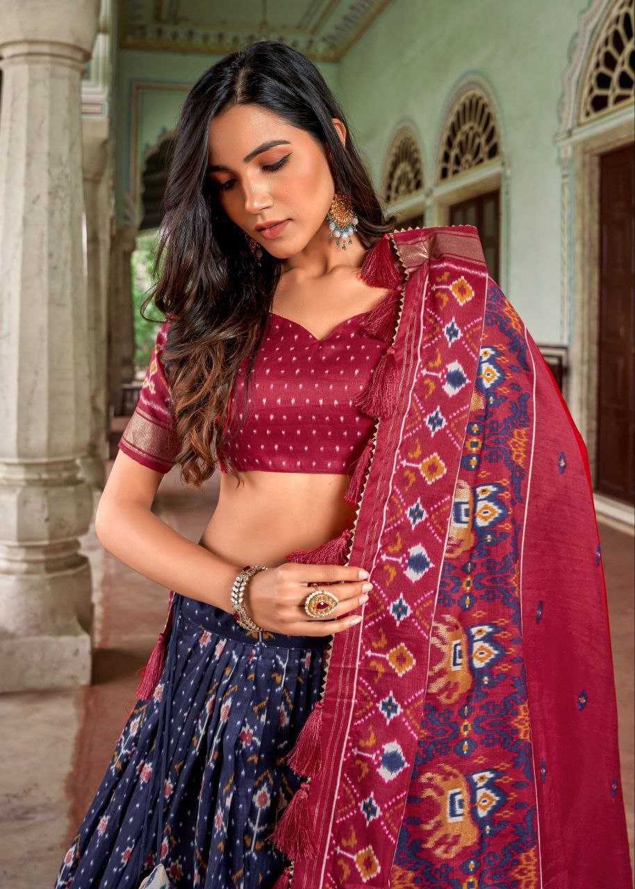 YNF TUSSAR SILK KESH187 SITARA LEHENGAS WHOLESALE WEDDING SILK LEHENGAS WITH DUPATTA AND BLOUSE MANUFACTURER- Kapda Export