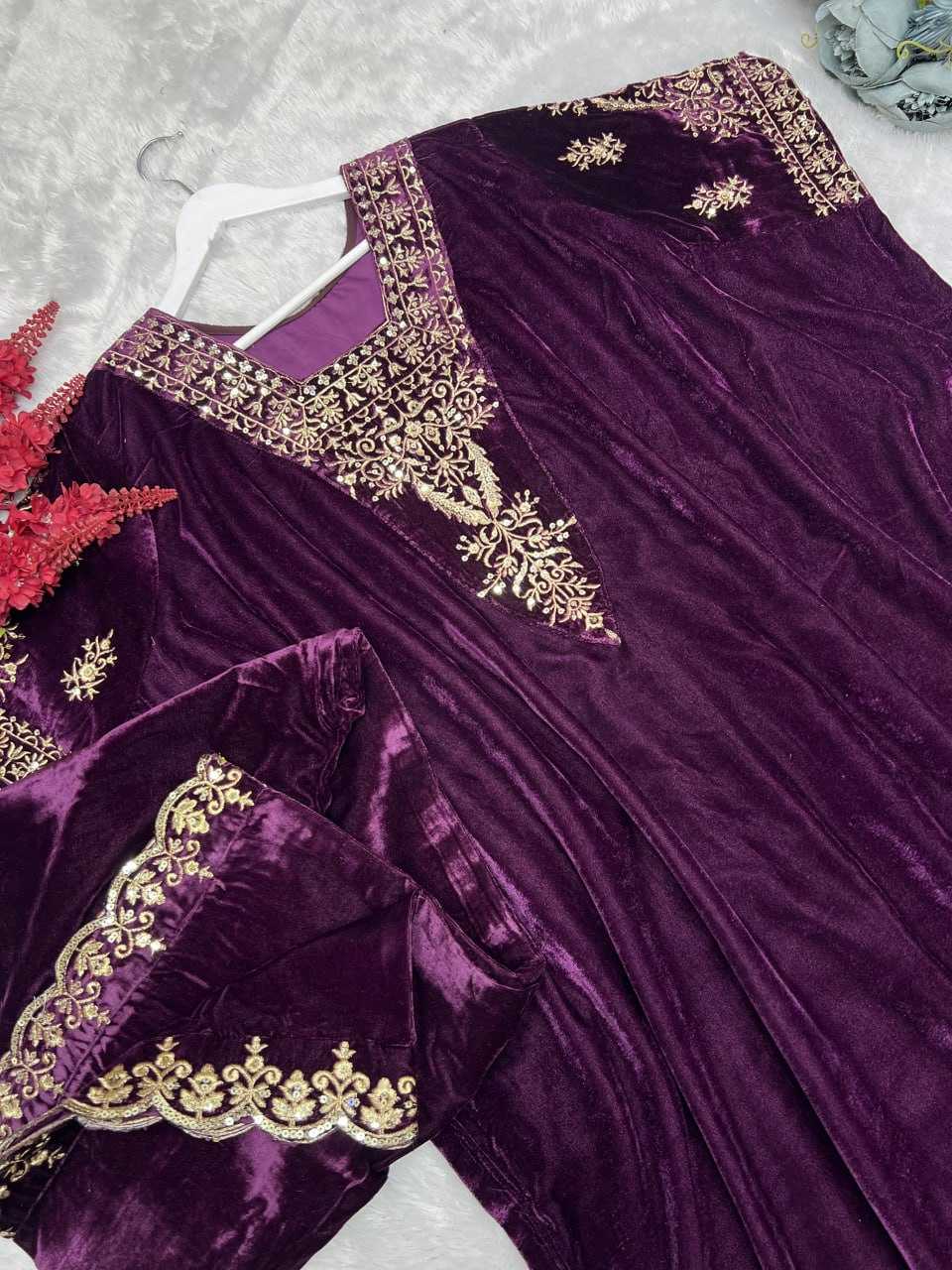 YNF VELVET KESH159 1314 KURTIS WHOLESALE EMBROIDERED PARTY WEAR KAFTAN KURTIS MANUFACTURER- Kapda Export