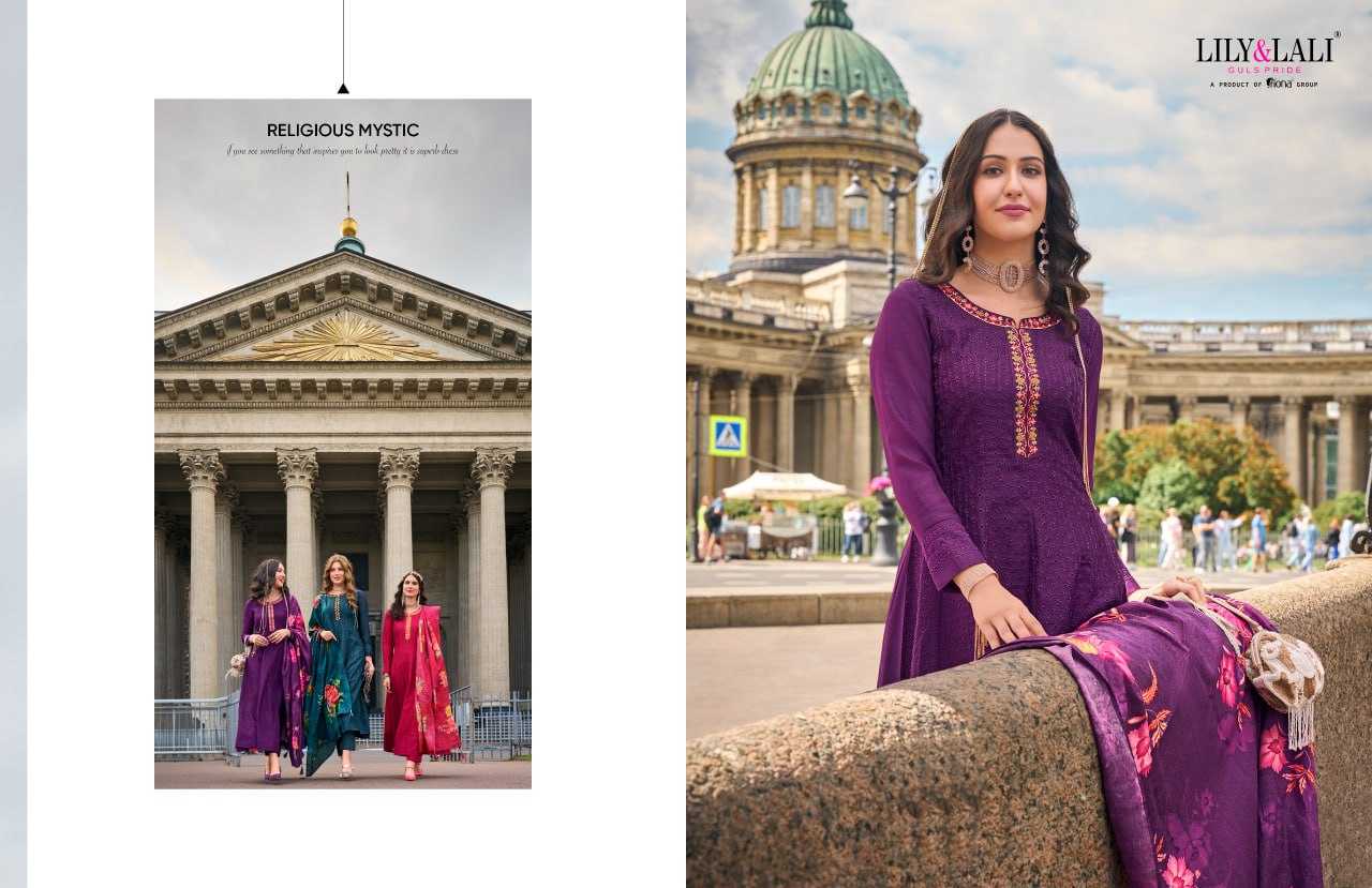 YNF VICHITRA SILK  LILY & LALI KESH236 Alamzeb CLOTHING BRANDS WHOLESALE SUITS MANUFACTURER- Kapda Export