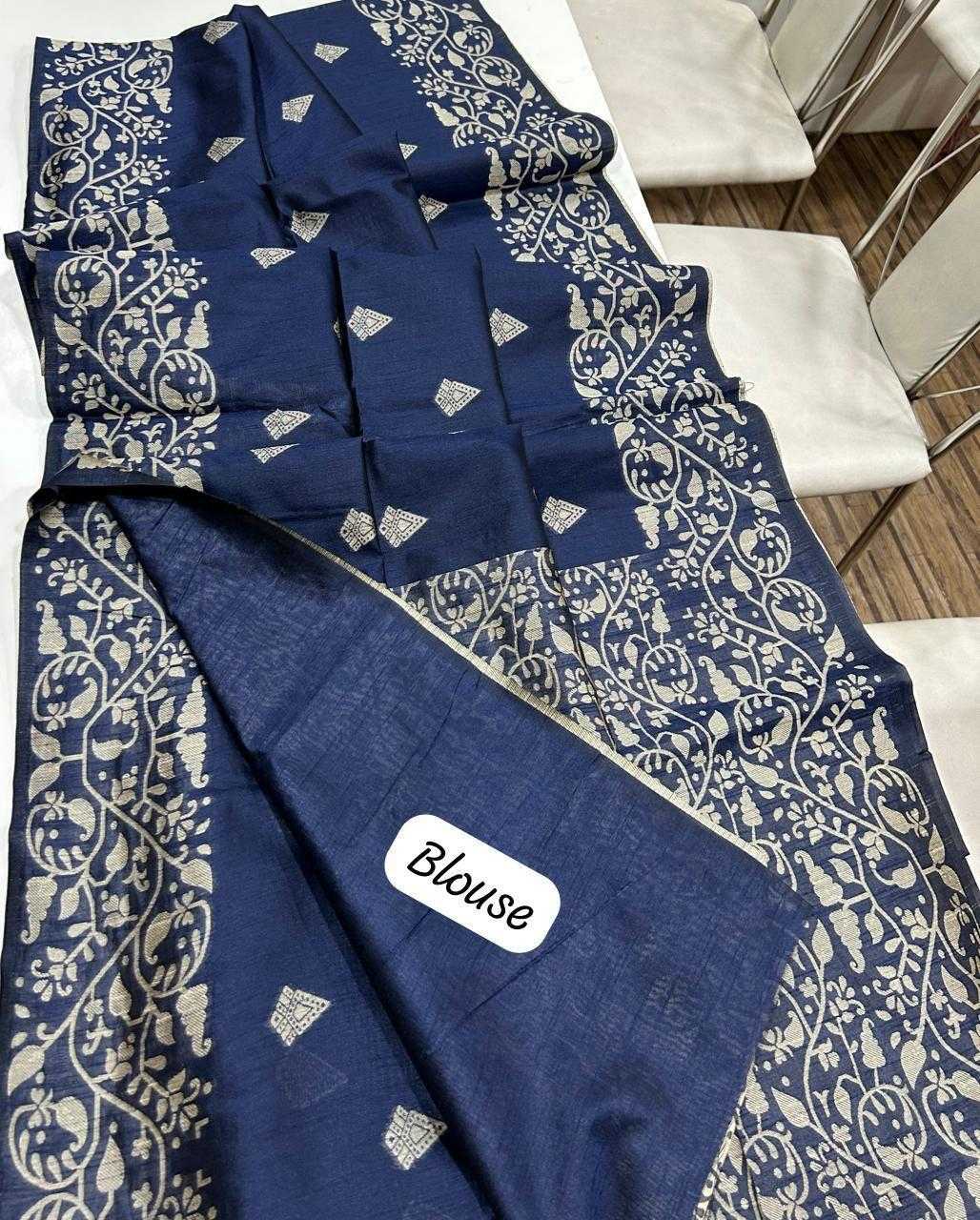 YNF BANGLORI SILK KESH165 RBN56 SILK SAREE WHOLESALE RAW SILK PRINTED FANCY SILK SAREE MANUFACTURER- Kapda Export