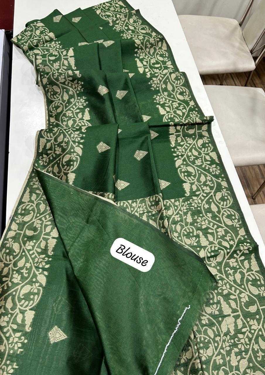 YNF BANGLORI SILK KESH165 RBN56 SILK SAREE WHOLESALE RAW SILK PRINTED FANCY SILK SAREE MANUFACTURER- Kapda Export