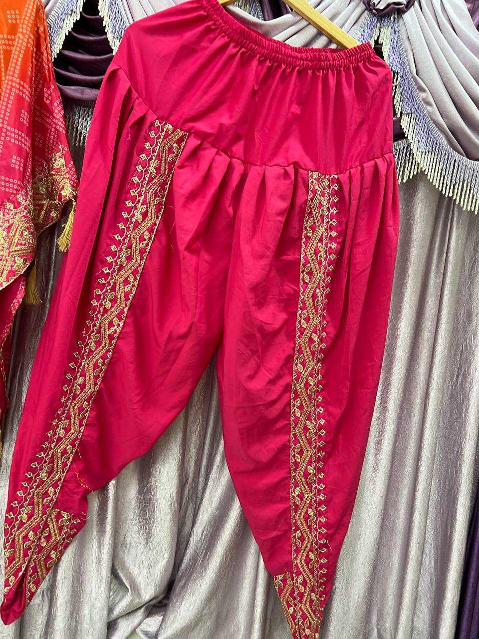 YNF CHINON SILK KESH399 3129 KURTI WHOLESALE SILK EMBROIDERED KAFTAN KURTI WITH DHOTI MANUFACTURER- Kapda Export