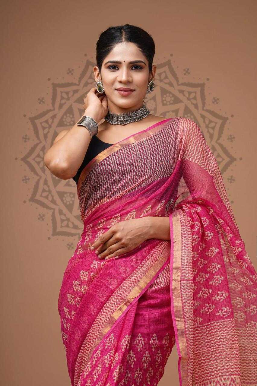 YNF KOTA SILK KESH388 137 SILK SAREE WHOLESALE KOTA GOLD BORDER FANCY SILK SAREE. MANUFACTURER- Kapda Export