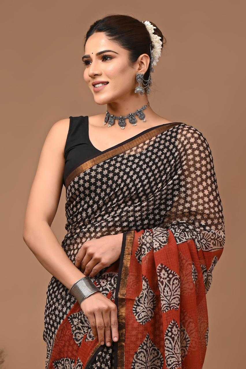 YNF KOTA SILK KESH388 137 SILK SAREE WHOLESALE KOTA GOLD BORDER FANCY SILK SAREE. MANUFACTURER- Kapda Export