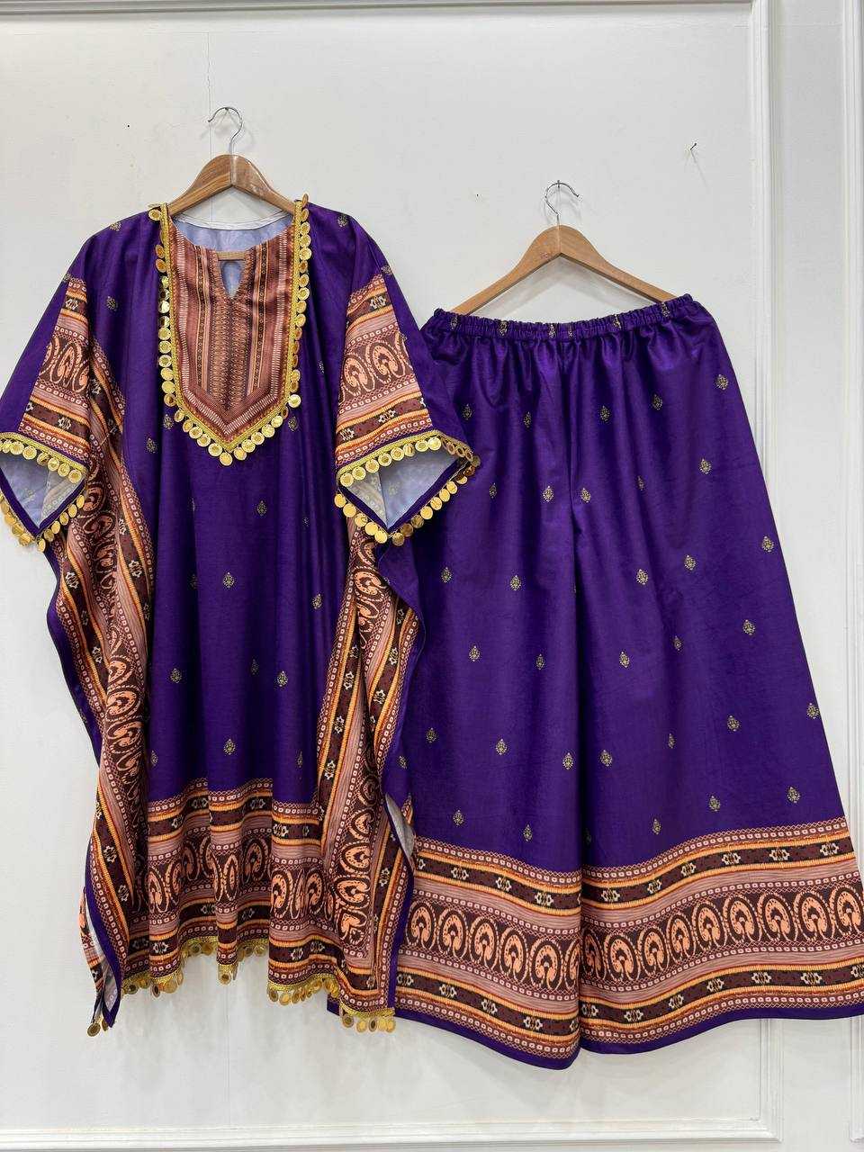 YNF VISCOSE VELVET RIN169 5804 KURTI WHOLESALE PRINTED KAFTAN KURTI WITH PALAZZO MANUFACTURER- Kapda Export