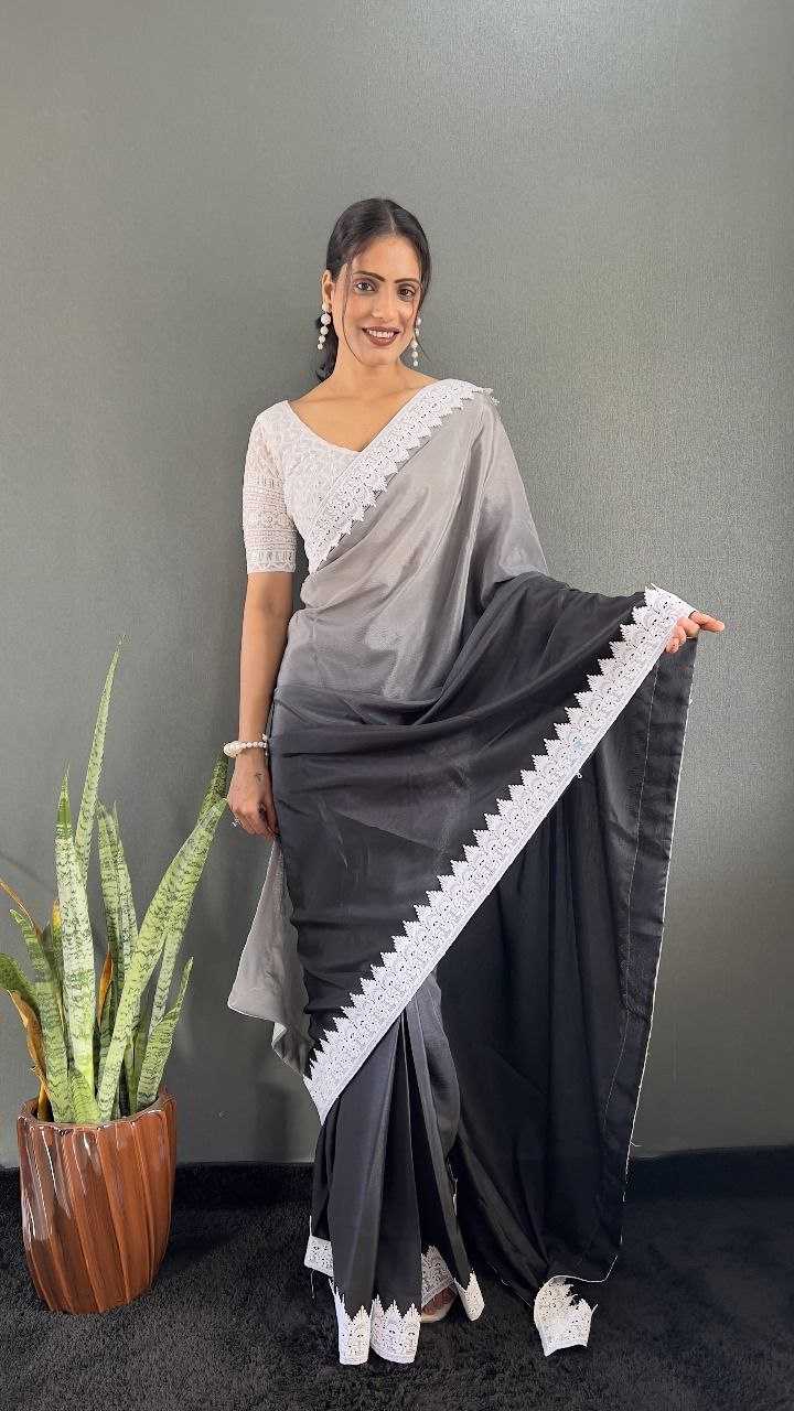 Ynf Chinon KESH464 DAMINI Sarees Wedding Collections Festive Collections Wholesale Fancy Sarees Chikan Sarees Festive Sarees Manufacturer- Kapda Export