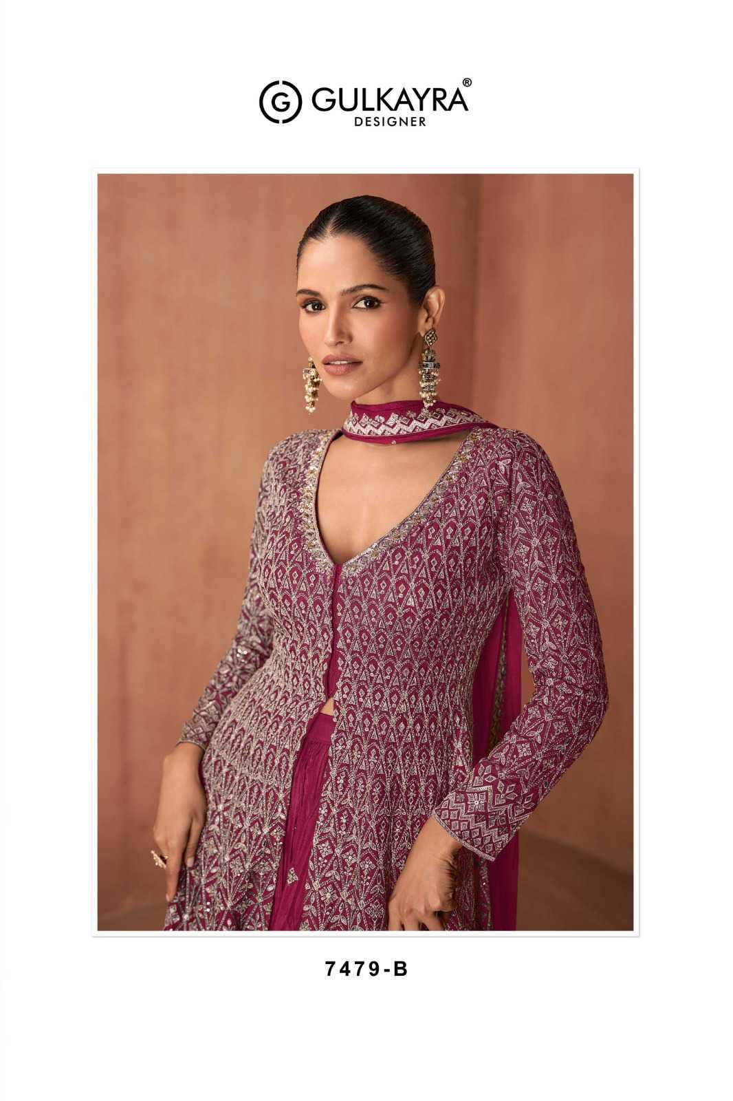 Ynf Chinon RIN184 Gulkayra Designer-VIANA Suits & Dresses Rakhi Collections Festive Collections Wholesale Sharara Salwar Suits Party wear suits Wedding Suits Manufacturer- Kapda Export