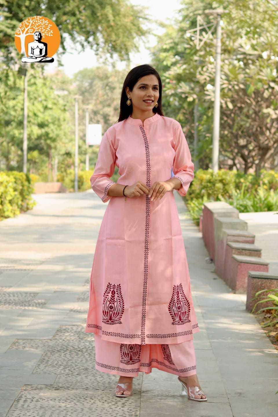 Ynf Heavy Roman Silk RIN143 RMP15 Kurti Wholesale Fancy Kurti Block Print Kurtis Kurti With Palazzo Manufacturer- Kapda Export