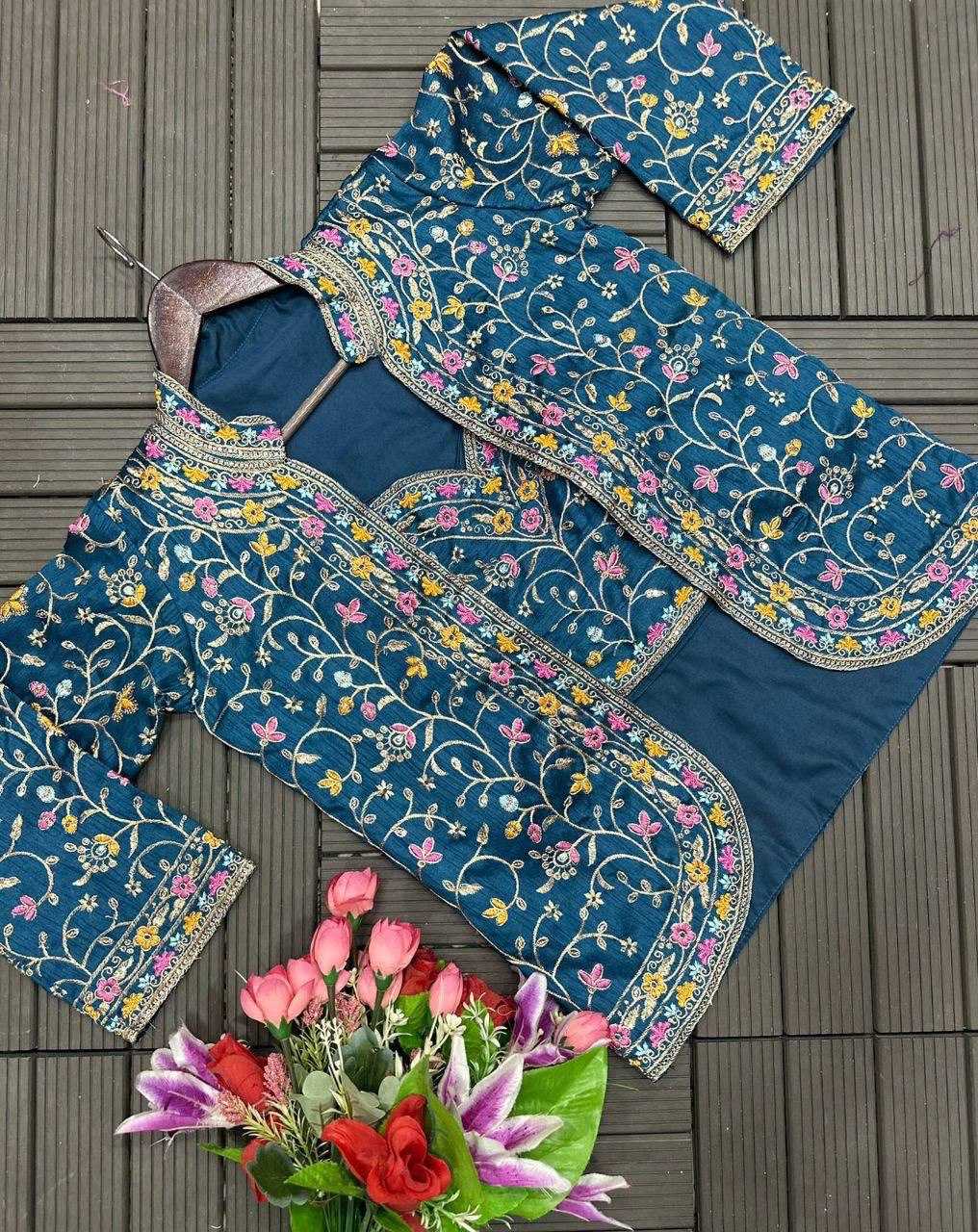 Ynf Rangoli Silk RIN170 ST-1078 Sarees Wedding Collections Festive Collections Wholesale Ready To Wear Sarees Embroidered Sarees Saree with Belt Manufacturer- Kapda Export