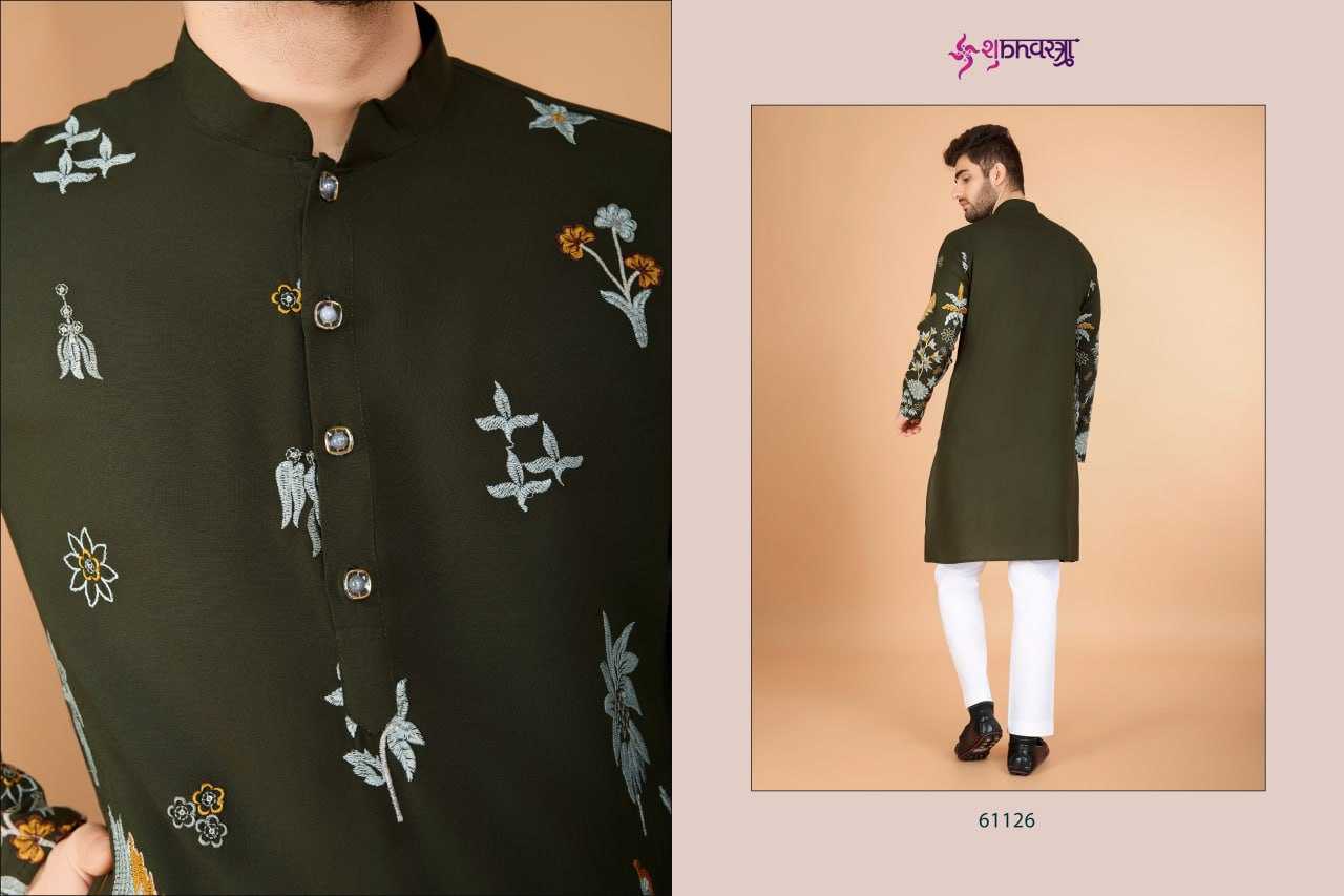 Ynf Viscose Rayon KESH417 RPC03 Mens Wear Wholesale Mens Kurtas Men Short Kurta Men Wedding kurta Manufacturer- Kapda Export