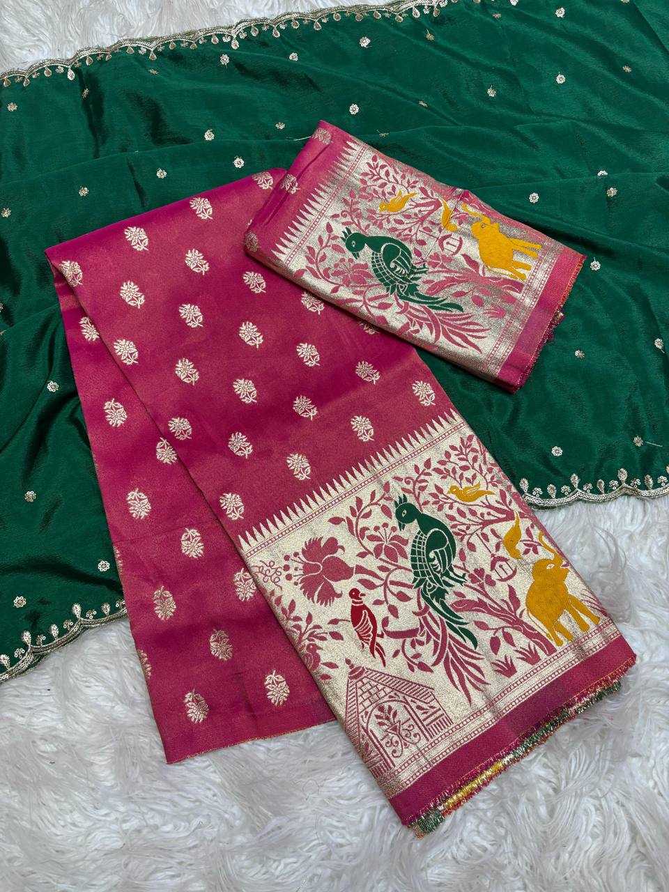 Ynf Jequard Silk RIN124 Ugadi Half saree collection Sarees Wedding Collections Wholesale Half Sarees Haldi Outfits Manufacturer- Kapda Export