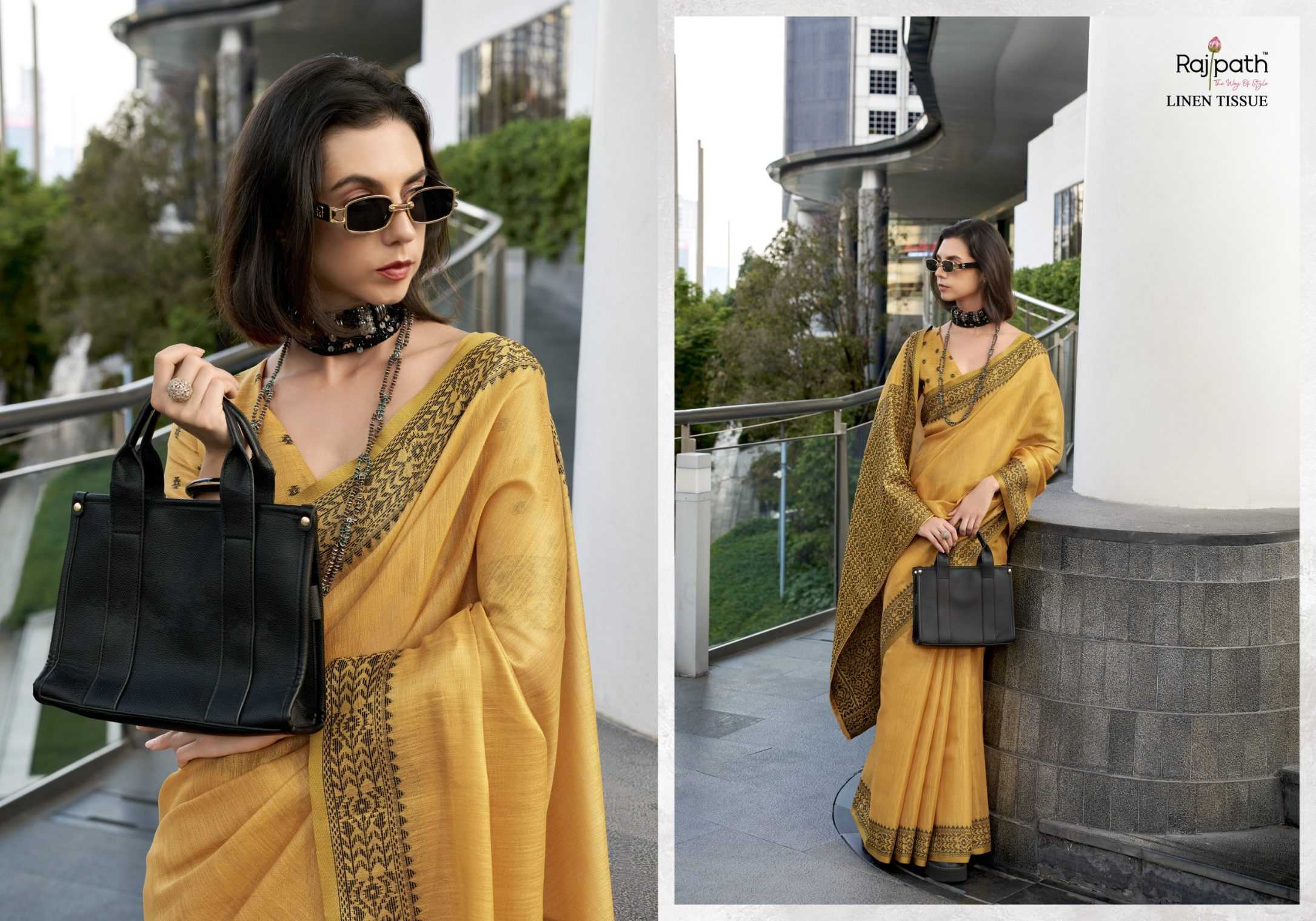 Ynf Linen KESH113 Rajpath-Blackberry Sarees Rakhi Collections Festive Collections Wholesale Party Wear Sarees Fancy Sarees Linen Sarees Manufacturer- Kapda Export