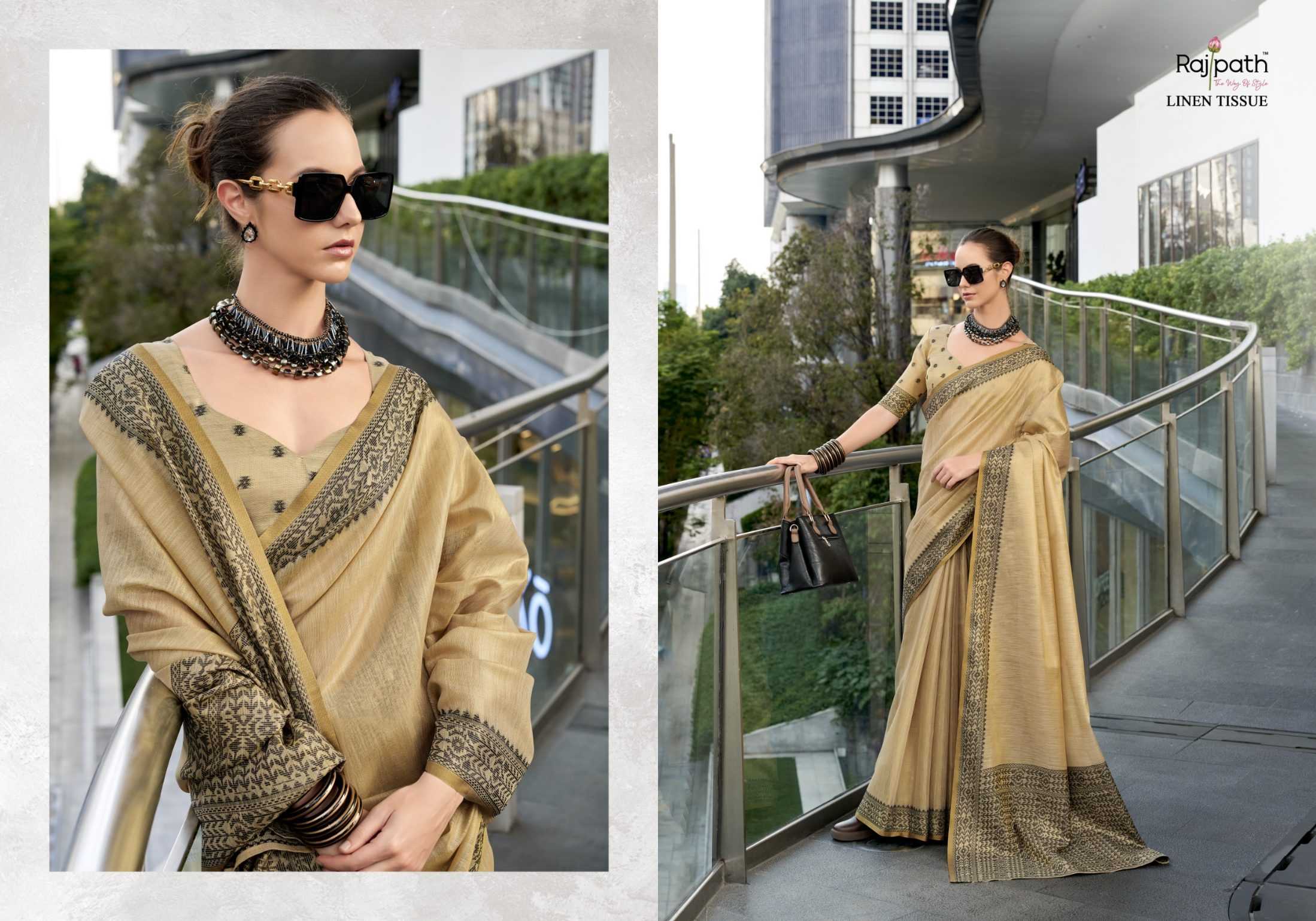 Ynf Linen KESH113 Rajpath-Blackberry Sarees Rakhi Collections Festive Collections Wholesale Party Wear Sarees Fancy Sarees Linen Sarees Manufacturer- Kapda Export