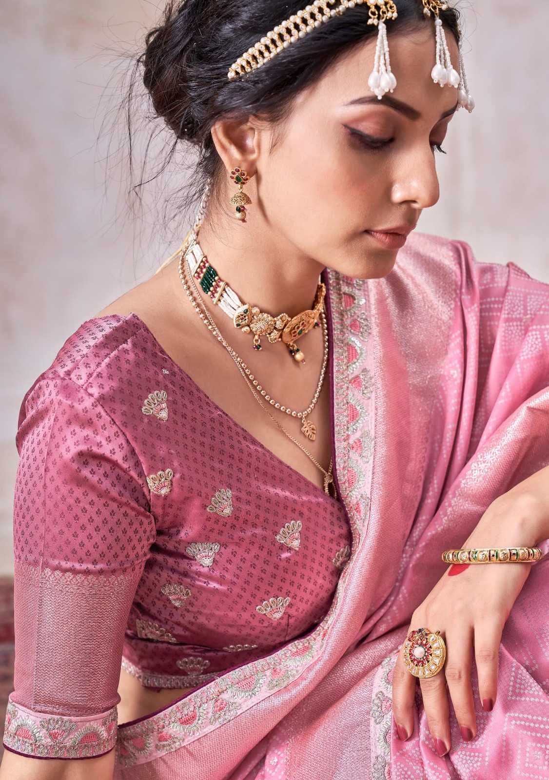 Ynf Satin Silk RIN184 Kala Jamun-Kalaa Sarees Diwali Collections Festive Collections Wholesale Fancy Sarees Embroidered Sarees Satin Sarees Manufacturer- Kapda Export