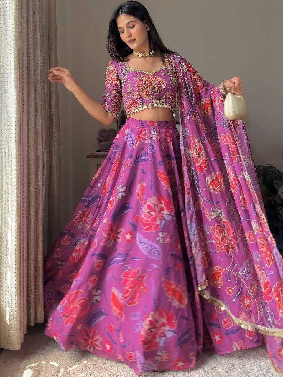 Ynf Premium Georgette KESH508 1099 Lehengas Wholesale Designer Lehenga Wedding Lehenga Floral Lehenga Manufacturer- Kapda Export