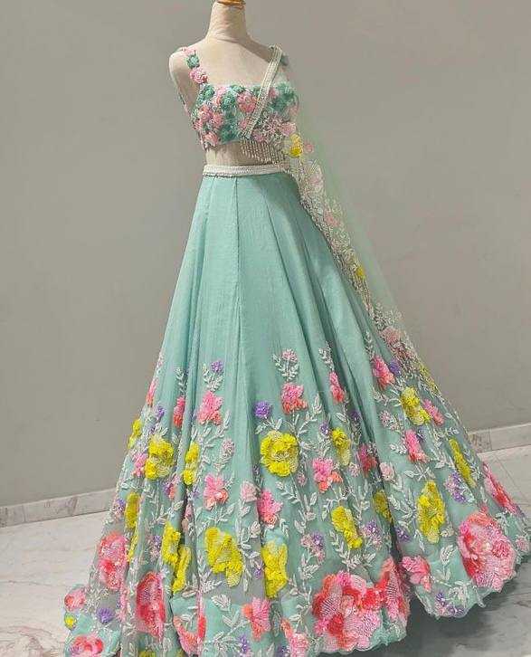 YNF GEORGETTE RIN108 1645 LEHENGAS WHOLESALE DESIGNER FANCY WEDDING LEHENGAS MANUFACTURER