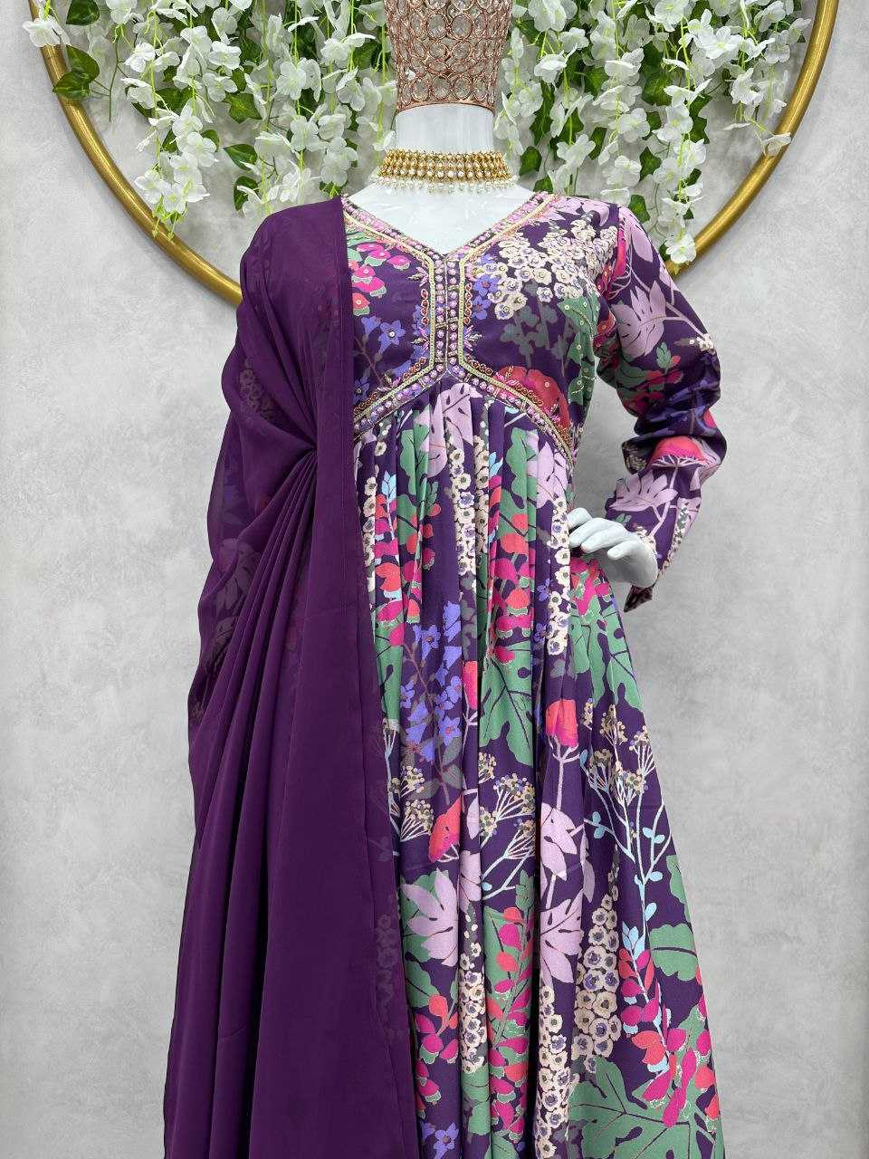 YNF MASLIN RIN169 -5604 SUIT WHOLESALE LADIES,ALIA CUT,PRINTED SUIT MANUFACTURER