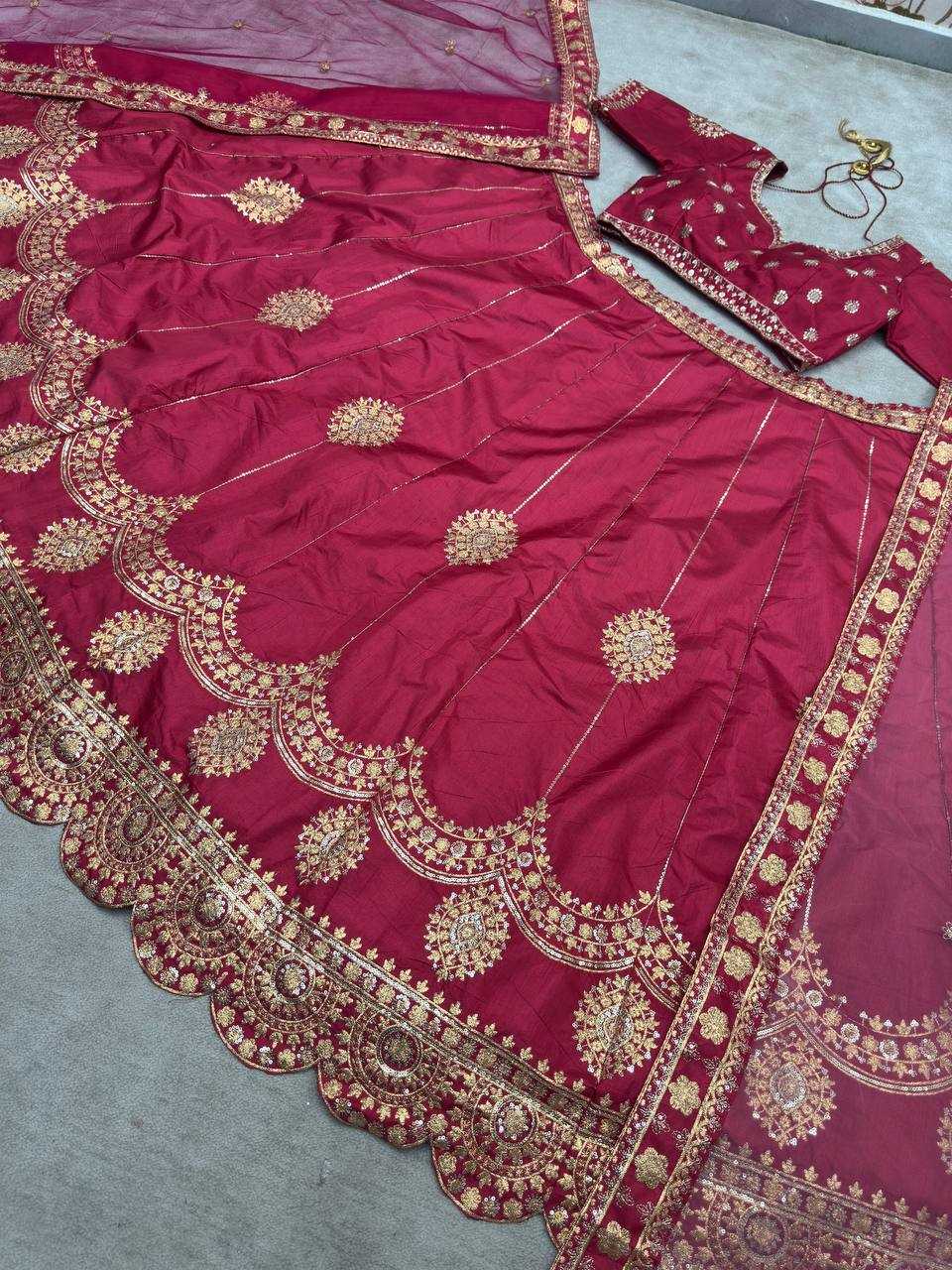 YNF SILK RIN114 5039 LEHENGAS WHOLESALE FANCY TRADITIONAL SILK EMBROIDERED LEHENGAS MANUFACTURER