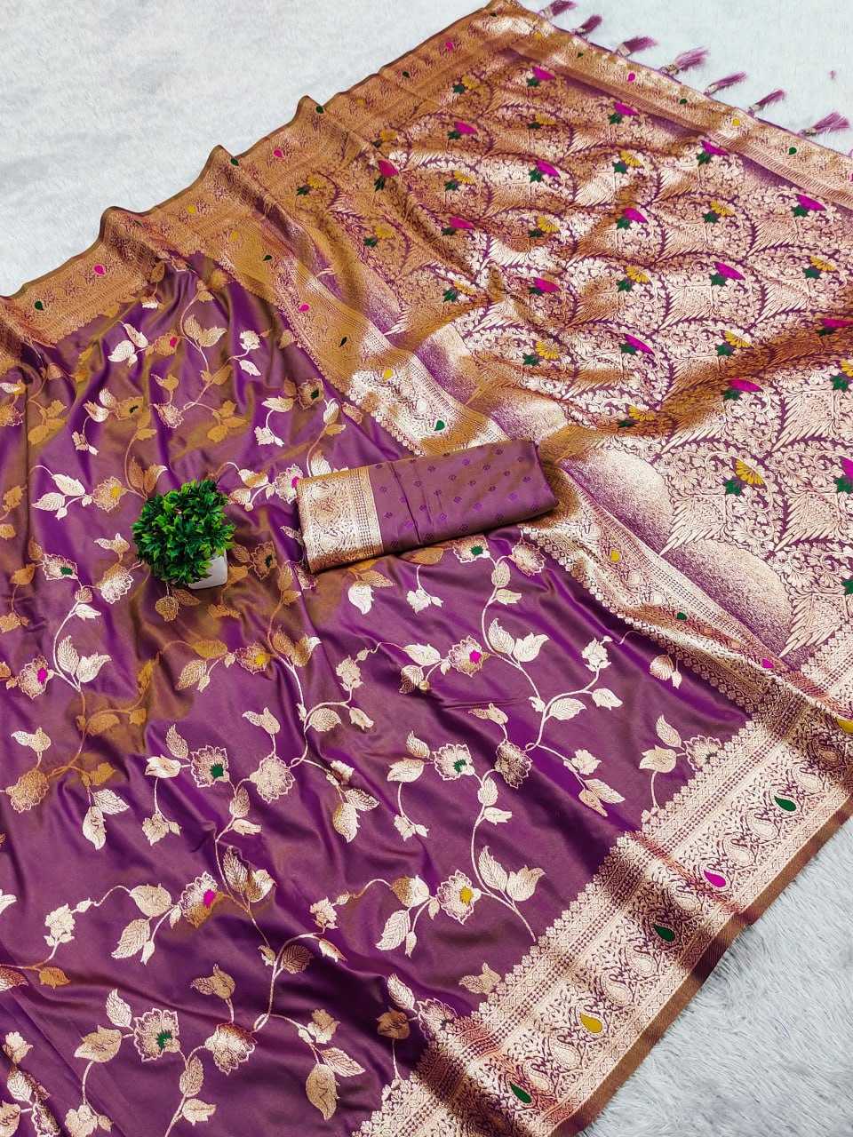 YNF BANARASI SOFT SILK RIN150 Banarasi-4 SILK SAREES WHOLESALE BANARASI SOFT SILK TRADITIONAL SOFT SILK SAREES MANUFACTURER