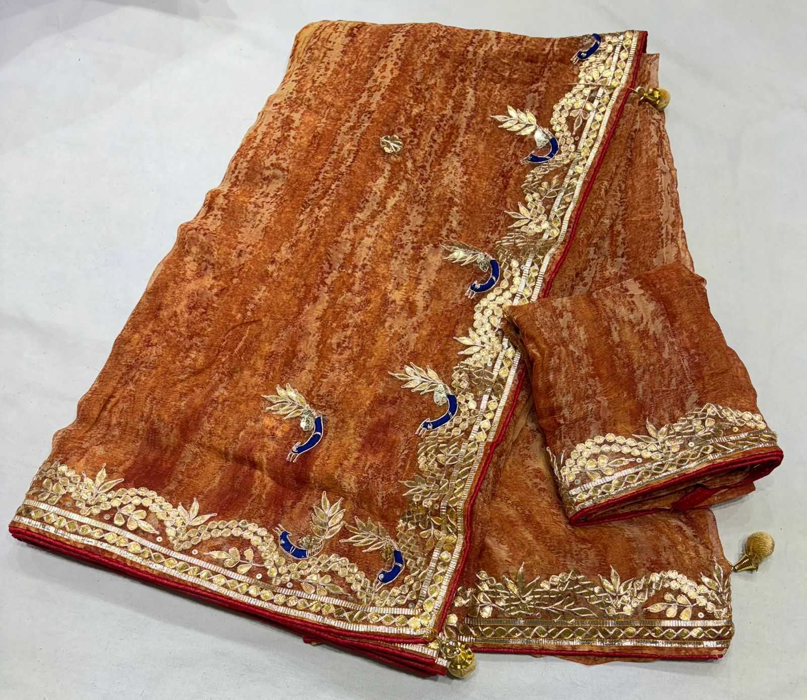 YNF CHIFFON RIN152 NSD59 SAREES WHOLESALE CHIFFON GOTA PATTI WORK LACE BRODER TRADITIONAL SAREES MANUFACTURER