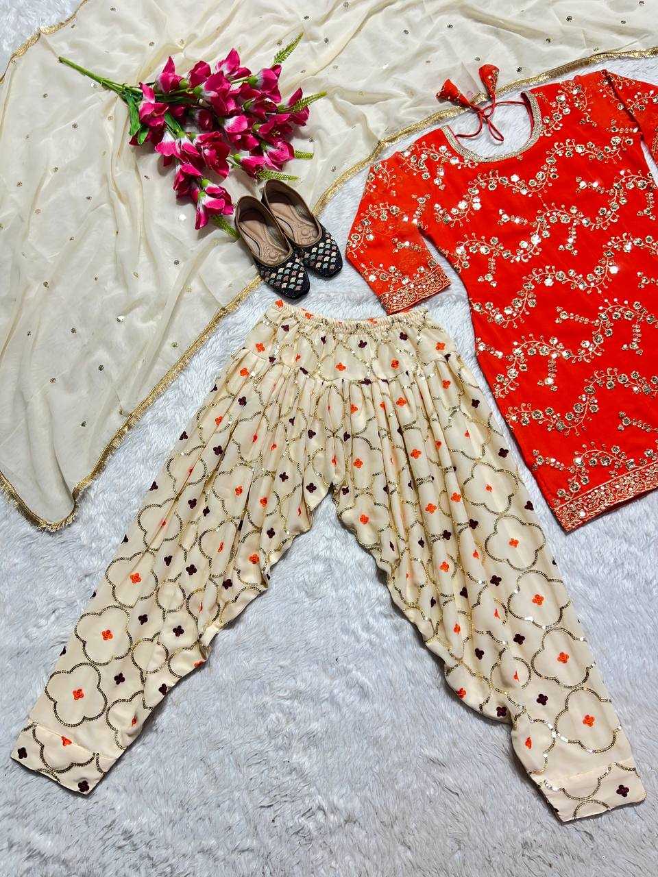 YNF FAUX GEORGETTE KESH146 5008 SUITS & DRESSES WHOLESALE EMBROIDERY PATIALA LADIES SALWAR GEORGETTE DHOTI SALWAR PUNJABI SUITS  MANUFACTURER