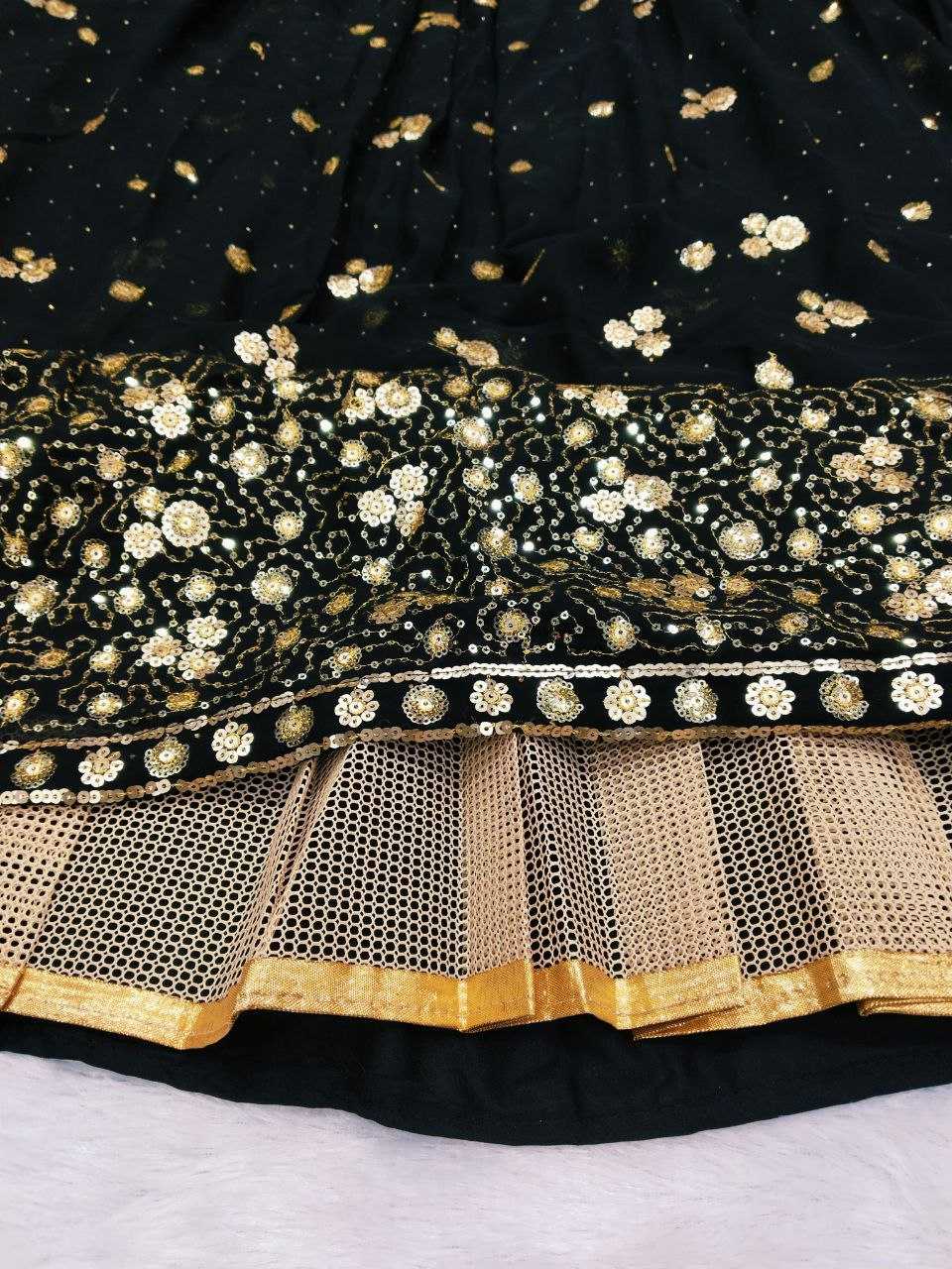 YNF FAUX GEORGETTE RIN121 995LEHENGAS WHOLESALE FANCY TRADITIONAL EMBROIDERED LEHENGAS MANUFACTURER