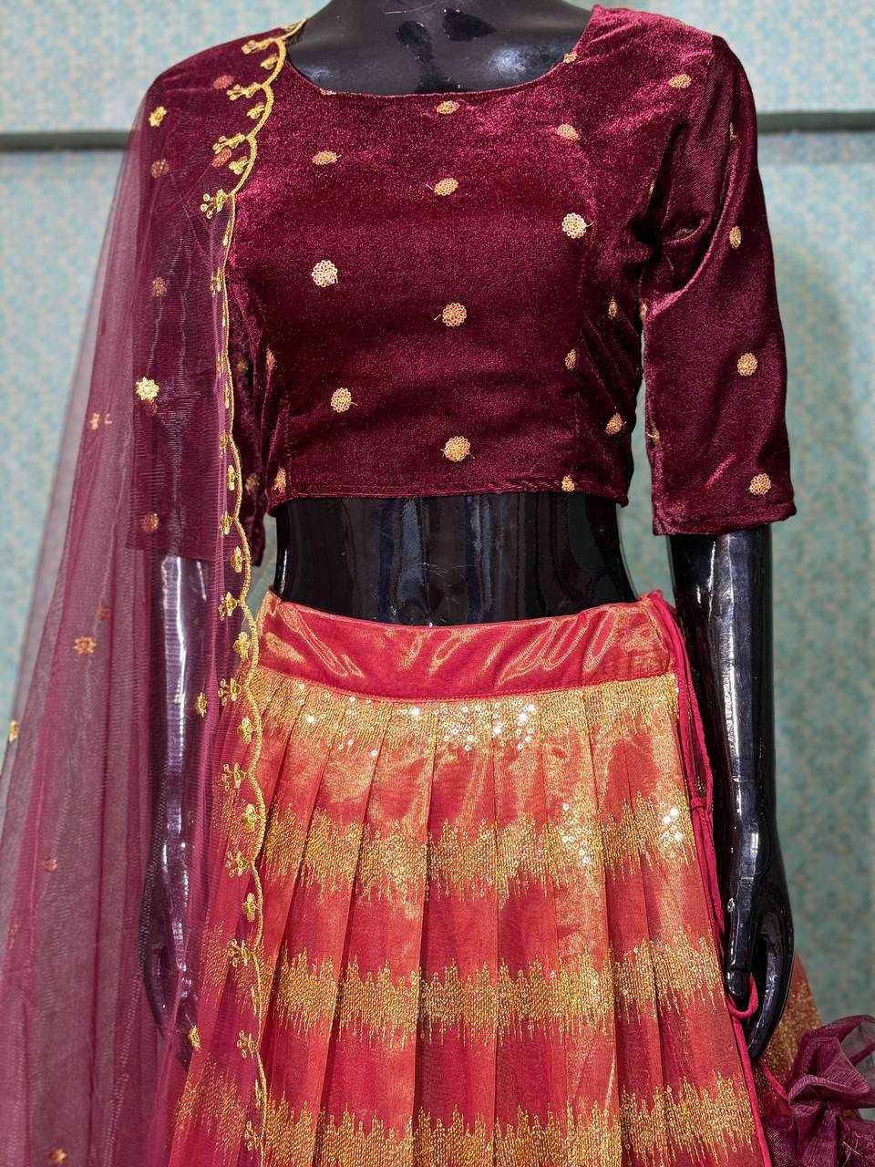 YNF NET KESH163 12 LEHENGAS WHOLESALE  NET FANCY EMBROIDERED LEHENGAS MANUFACTURER