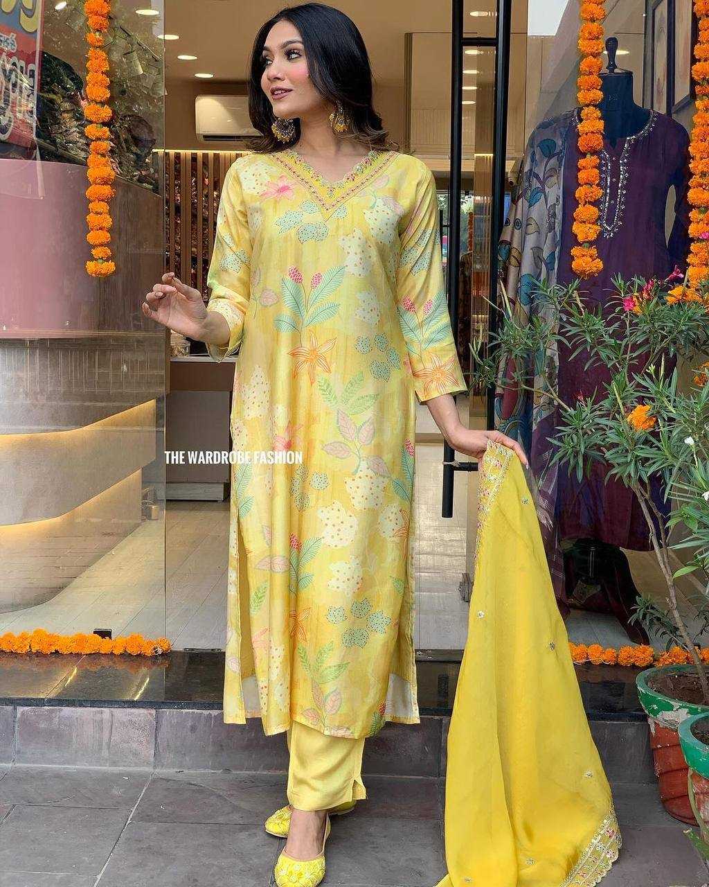 YNF PURE MASLIN SILK KESH211 LDY75 SUITS & DRESSES WHOLESALE PRINTED LADIES SILK LONG KURTIS YELLOW SALWAR SUITS MANUFACTURER