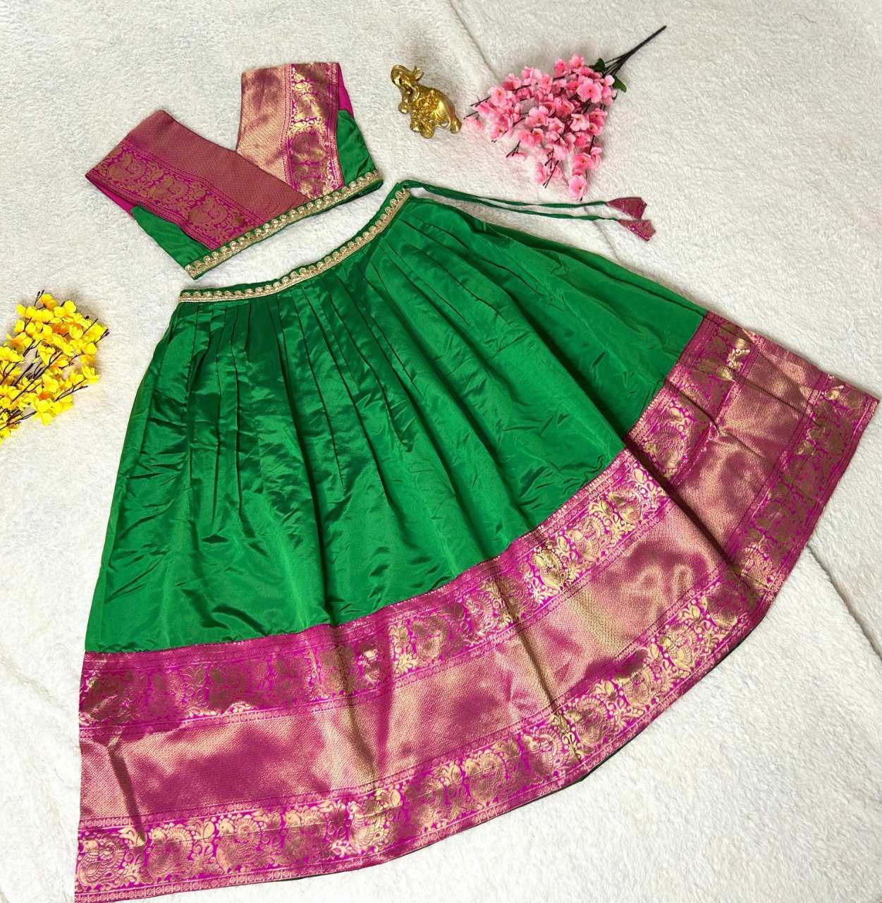 YNF SILK COTTON KESH109 RRKT38 MOTHER & DAUGHTER COMBO WHOLESALE LEHENGAS MANUFACTURER