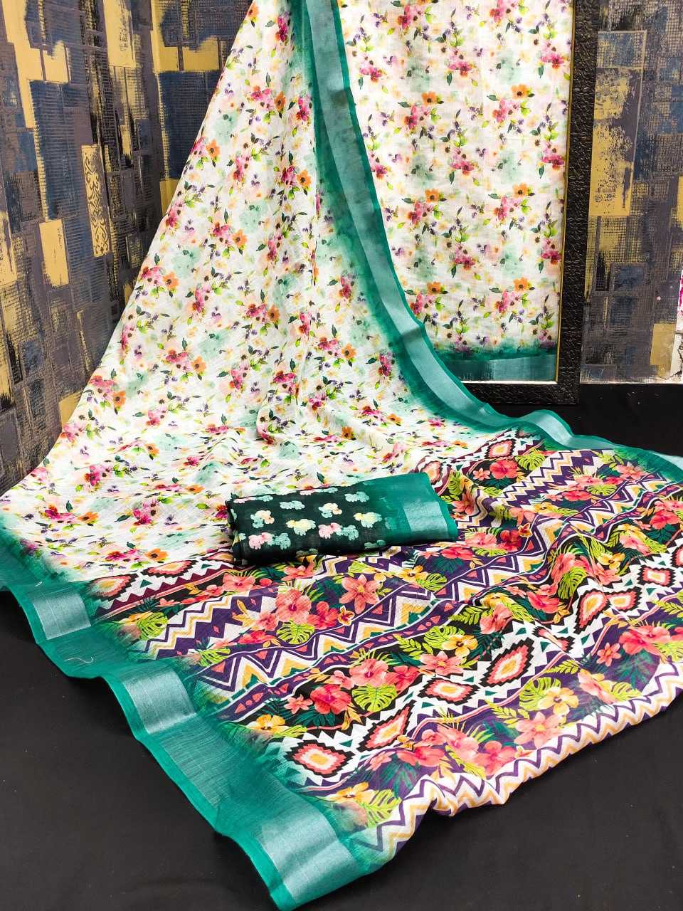 YNF SILK COTTON RIN145 SKY SILK SAREES WHOLESALE SOFT SILK PRINTED SILK COTTON SILK SAREES MANUFACTURER