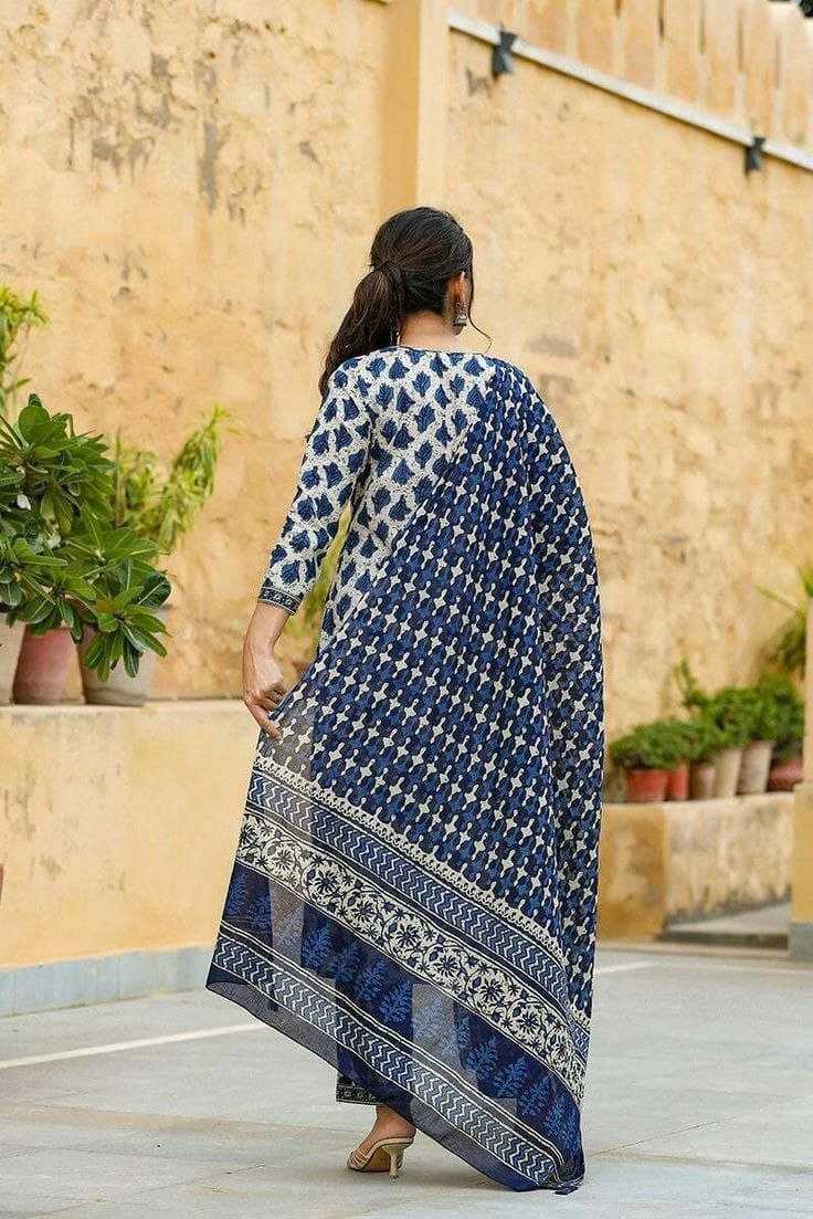 YNF COTTON KESH179 AHB71 SUITS & DRESSES WHOLESALE PRINTED COTTON PARTY WEAR BLUE SALWAR SUITS MANUFACTURER