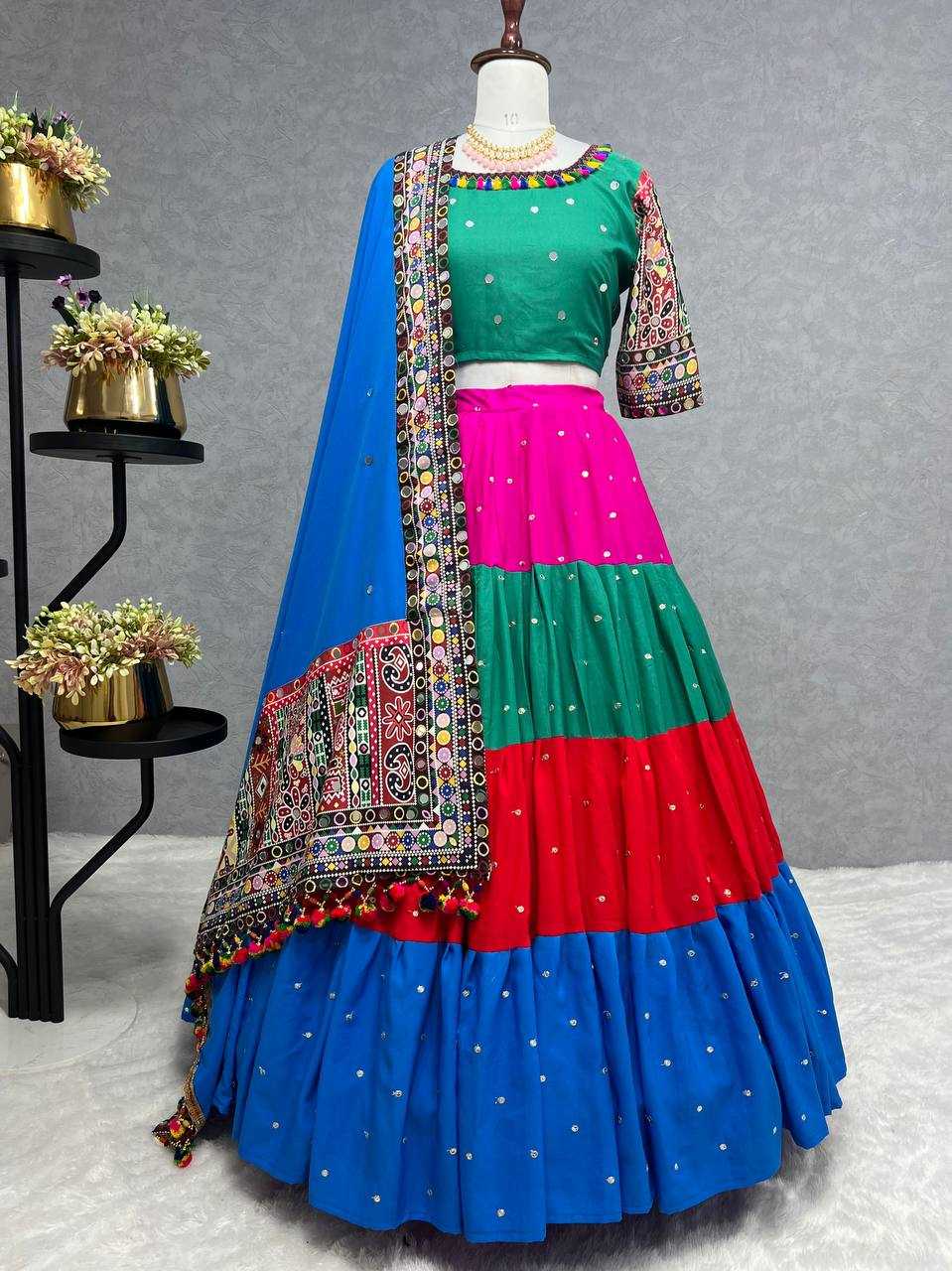 YNF COTTON KESH228 548 LEHENGAS WHOLESALE TRADITIONAL LEHENGA WITH DUPATTA LEHENGA WITH BLOUSE LEHENGAS MANUFACTURER- Kapda Export