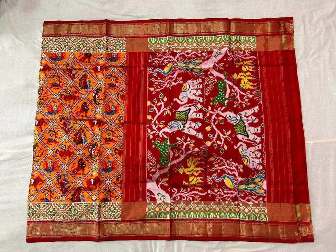 YNF DOLA SILK RIN165 RRI10 SILK SAREES WHOLESALE DOLA SILK PATOLA IKAT PRINTED SILK SAREES MANUFACTURER