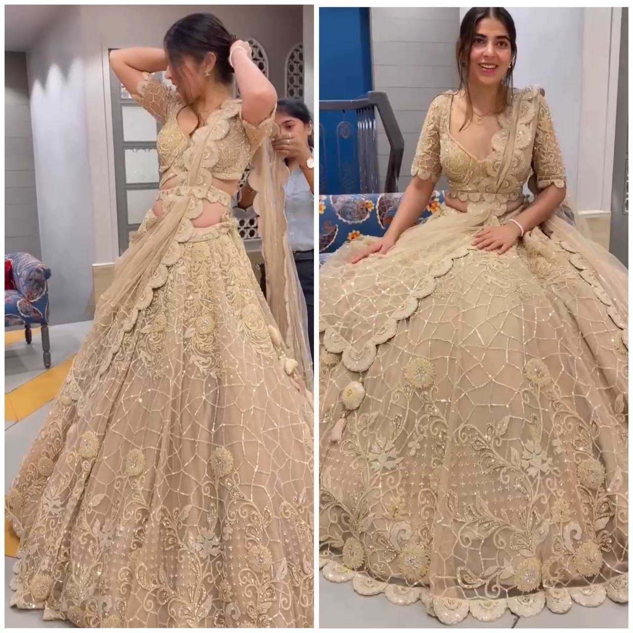 YNF FAUX GEORGETTE RIN108 1681 LEHENGAS WHOLESALE DESIGNER WEDDING BRIDAL LEHENGAS MANUFACTURER 