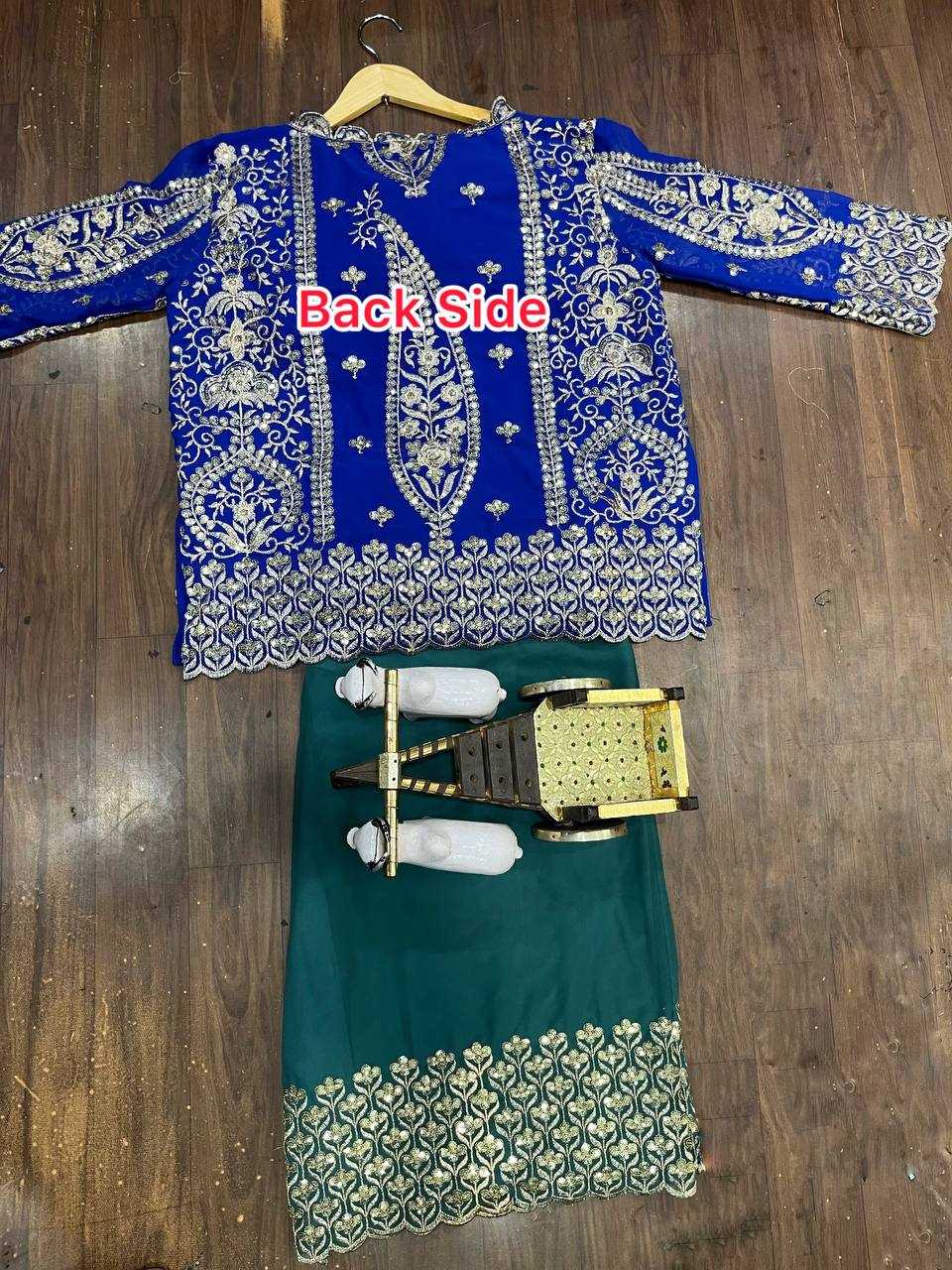 YNF FAUX GEORGETTE RIN108 1683 SUITS & DRESSES WHOLESALE GEORGETTE EMBROIDERY LADIES PALAZZO SUITS MANUFACTURE- Kapda Export