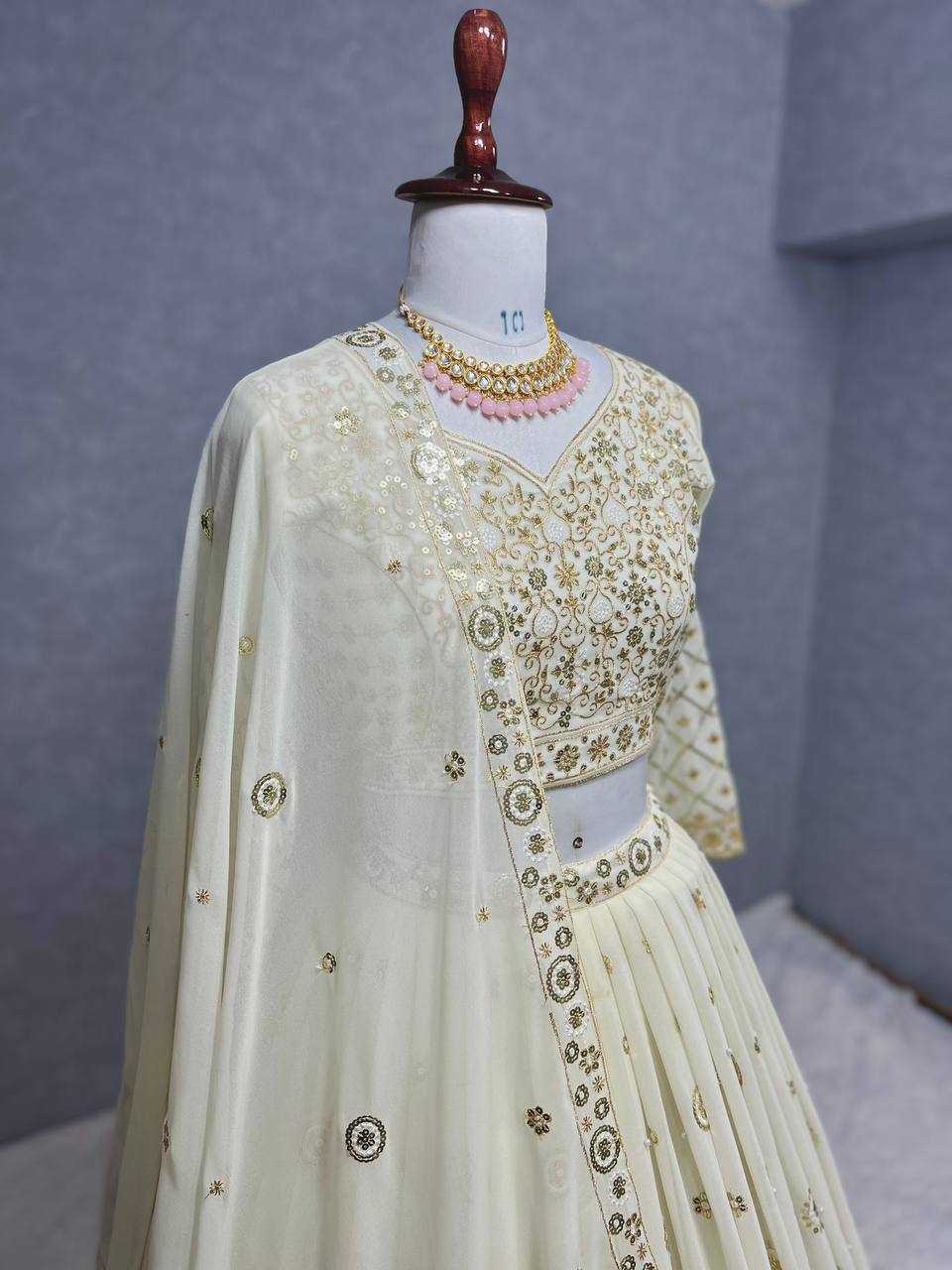 YNF GEORGETTE KESH228 551 LEHENGAS WHOLESALE DESIGENR GEORGETTE WEDDING EMBROIDERED WEDDING OUTFITS LEHENGAS MANUFACTURER- Kapda Export