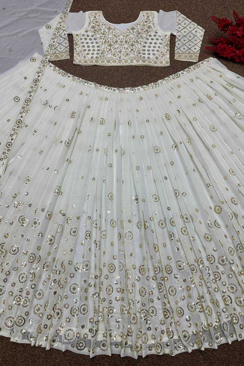 YNF GEORGETTE KESH228 551 LEHENGAS WHOLESALE DESIGENR GEORGETTE WEDDING EMBROIDERED WEDDING OUTFITS LEHENGAS MANUFACTURER- Kapda Export