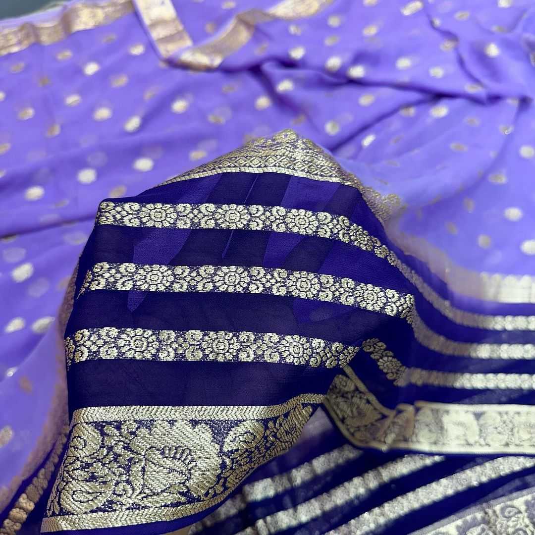 YNF GEORGETTE  RIN104 APE90 SAREES WHOLESALE GEORGETTE LADIES VISCOSE SAREES WITH BLOUSE PURPLE SAREES MANUFACTURER