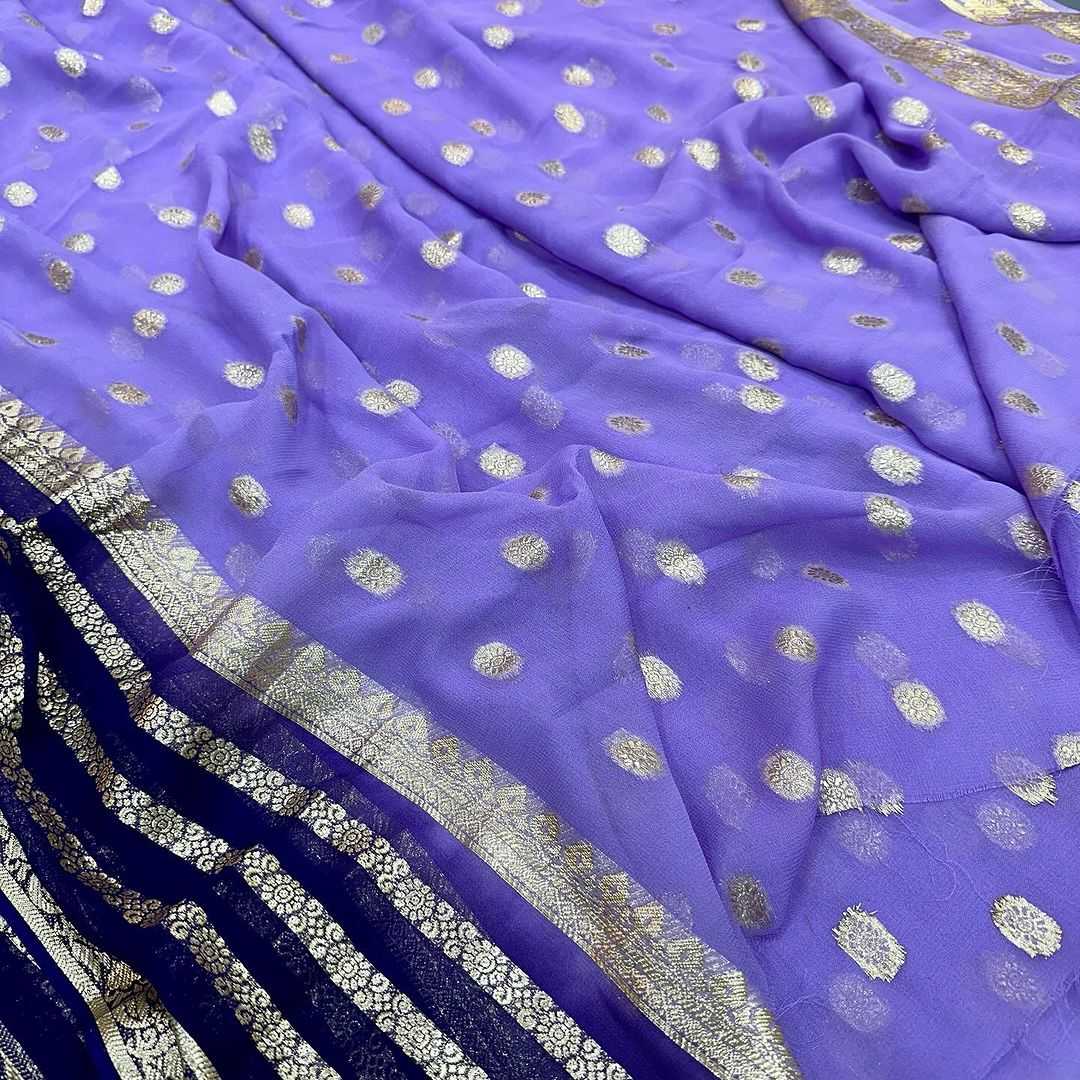 YNF GEORGETTE  RIN104 APE90 SAREES WHOLESALE GEORGETTE LADIES VISCOSE SAREES WITH BLOUSE PURPLE SAREES MANUFACTURER