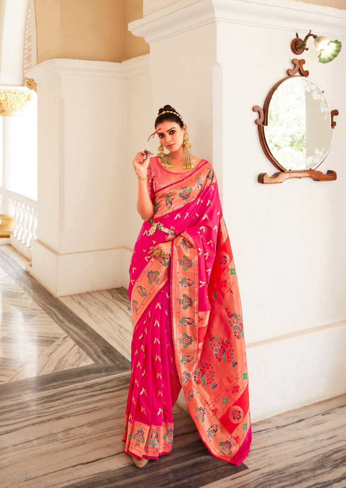 YNF HEAVY SILK RAJPATH KESH235 RajYog CLOTHING BRANDS WHOLESALE SAREES MANUFACTURER- Kapda Export