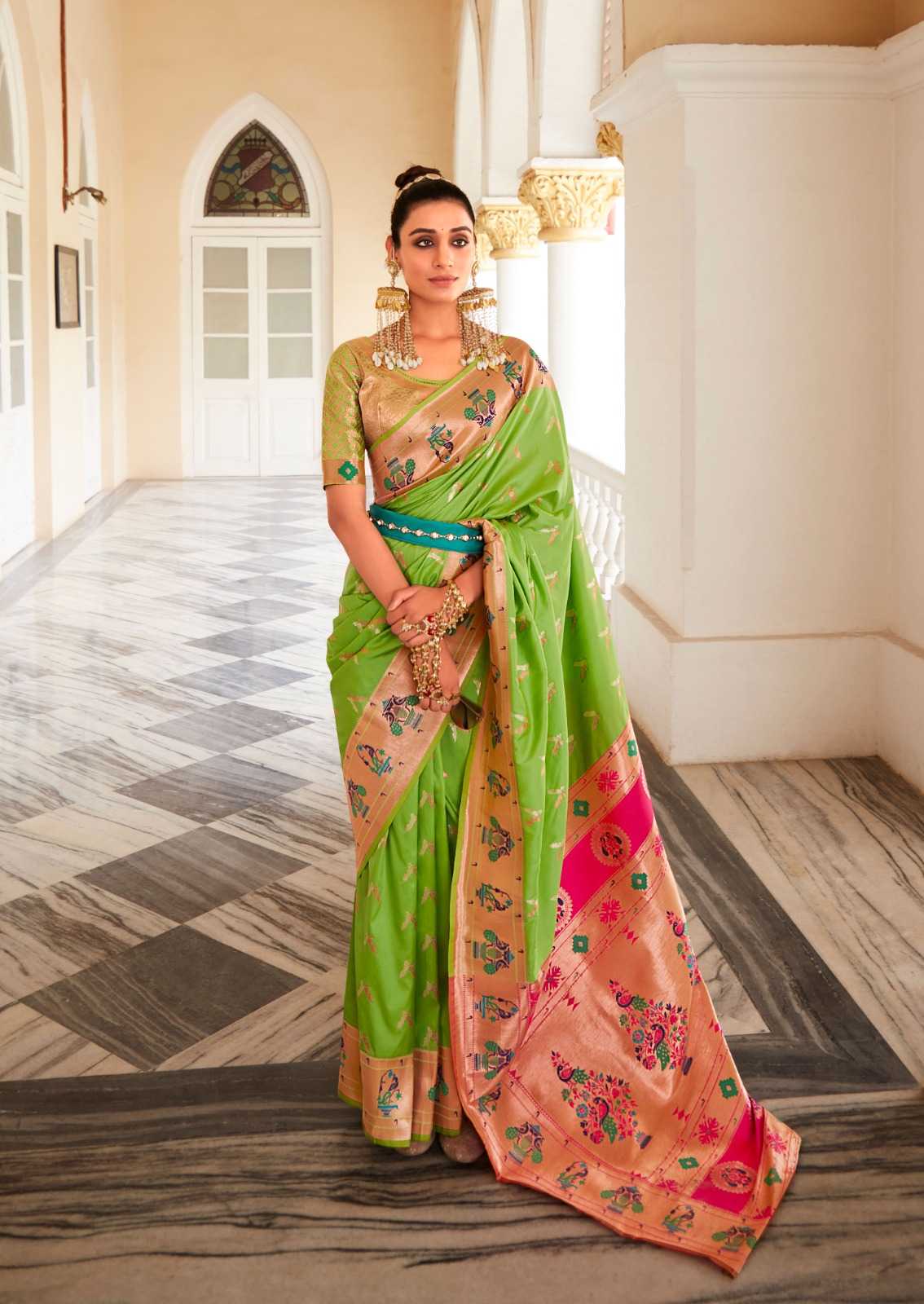 YNF HEAVY SILK RAJPATH KESH235 RajYog CLOTHING BRANDS WHOLESALE SAREES MANUFACTURER- Kapda Export