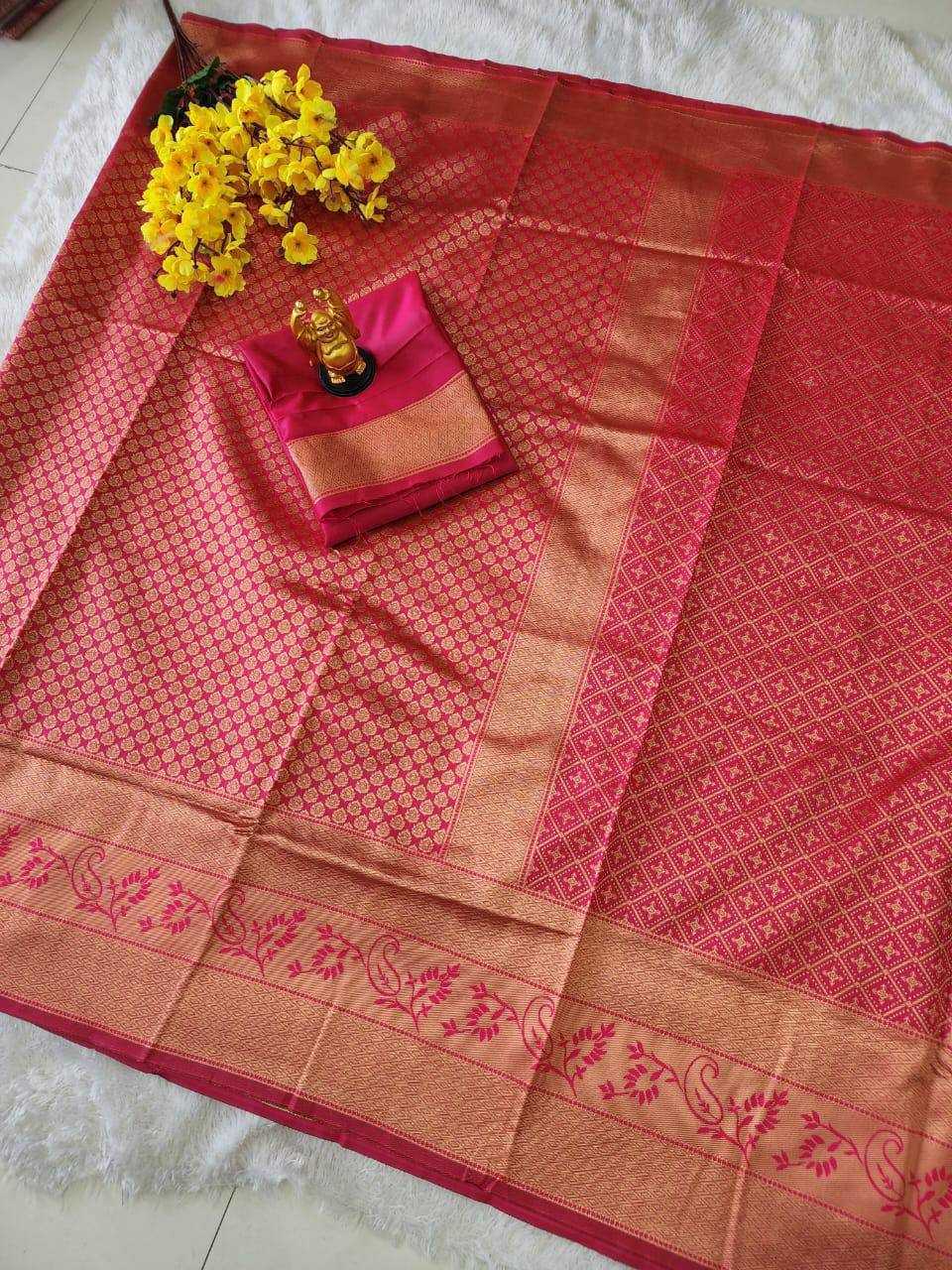 YNF LICHI SILK RIN179 408 SILK SAREES WHOLESALE DOLA SILK ZARI BORDER PINK SILK SAREES MANUFACTURER